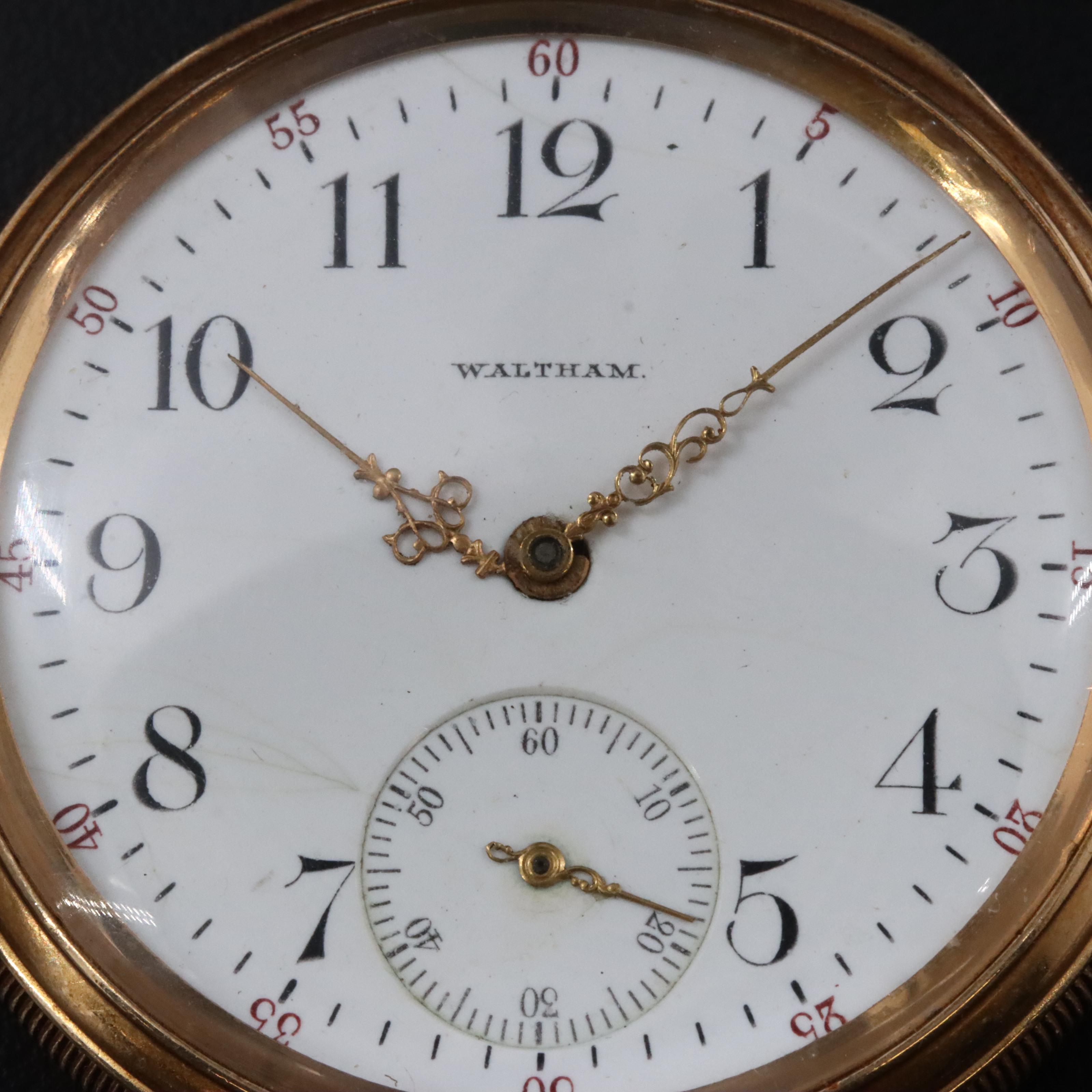 1902 Waltham Gold Filled Pocket Watch