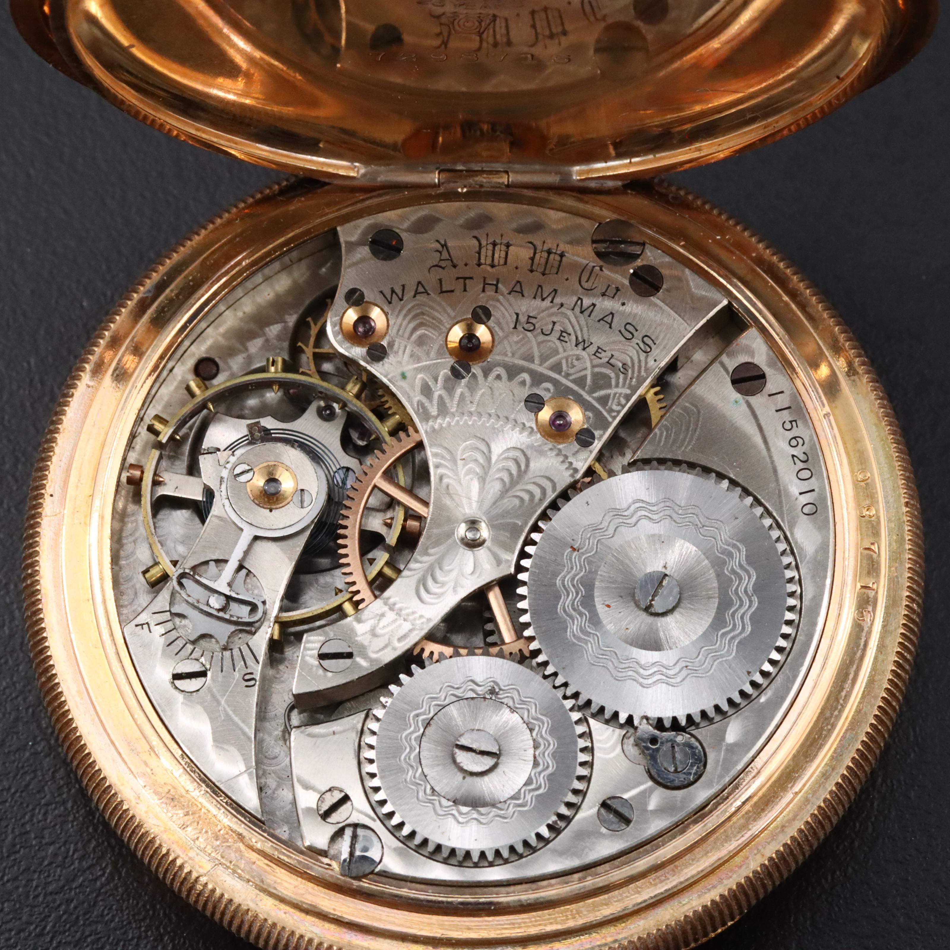 1902 Waltham Gold Filled Pocket Watch