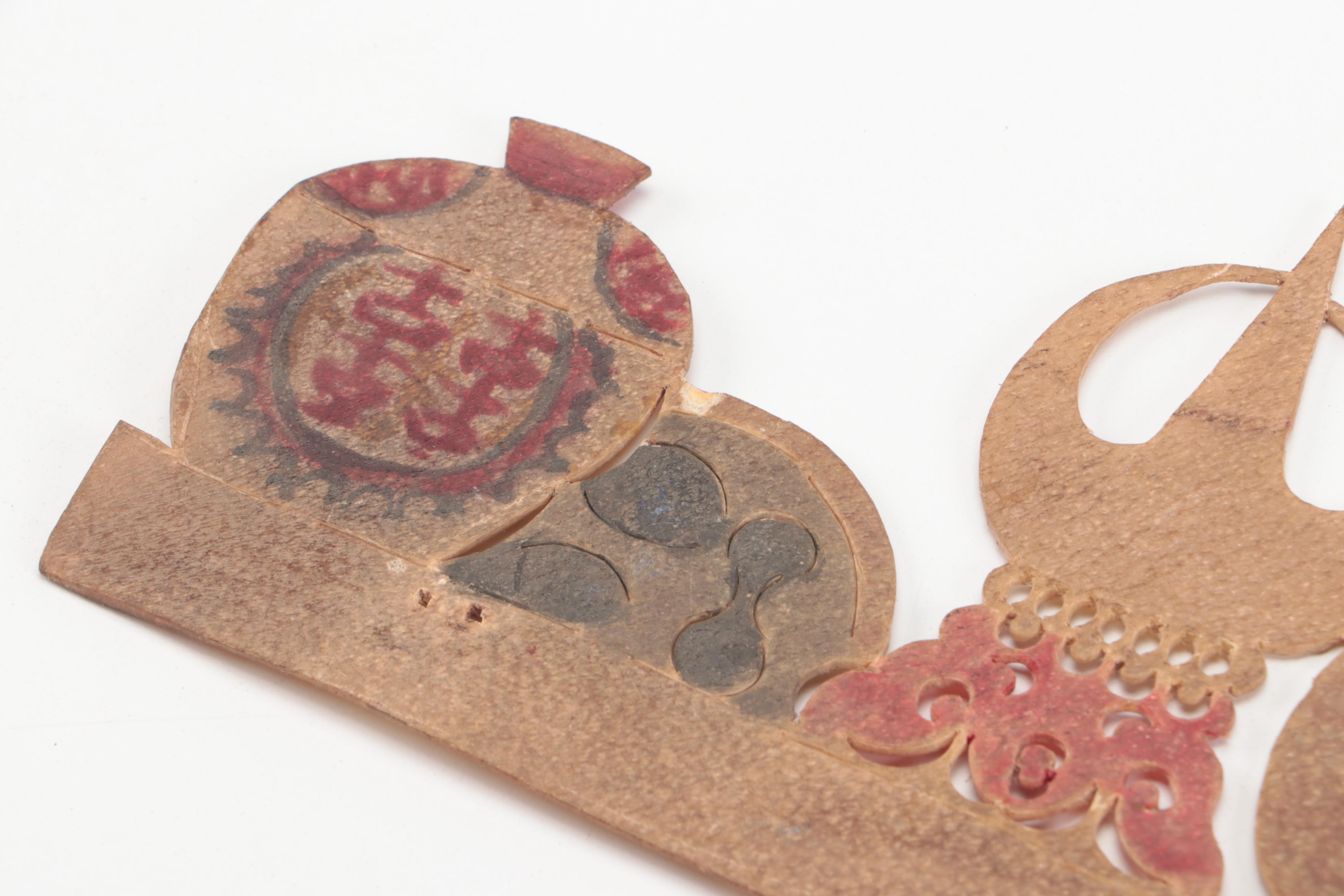 Chinese Food Tray and Stationery Tray Vellum Shadow Puppet Accessories