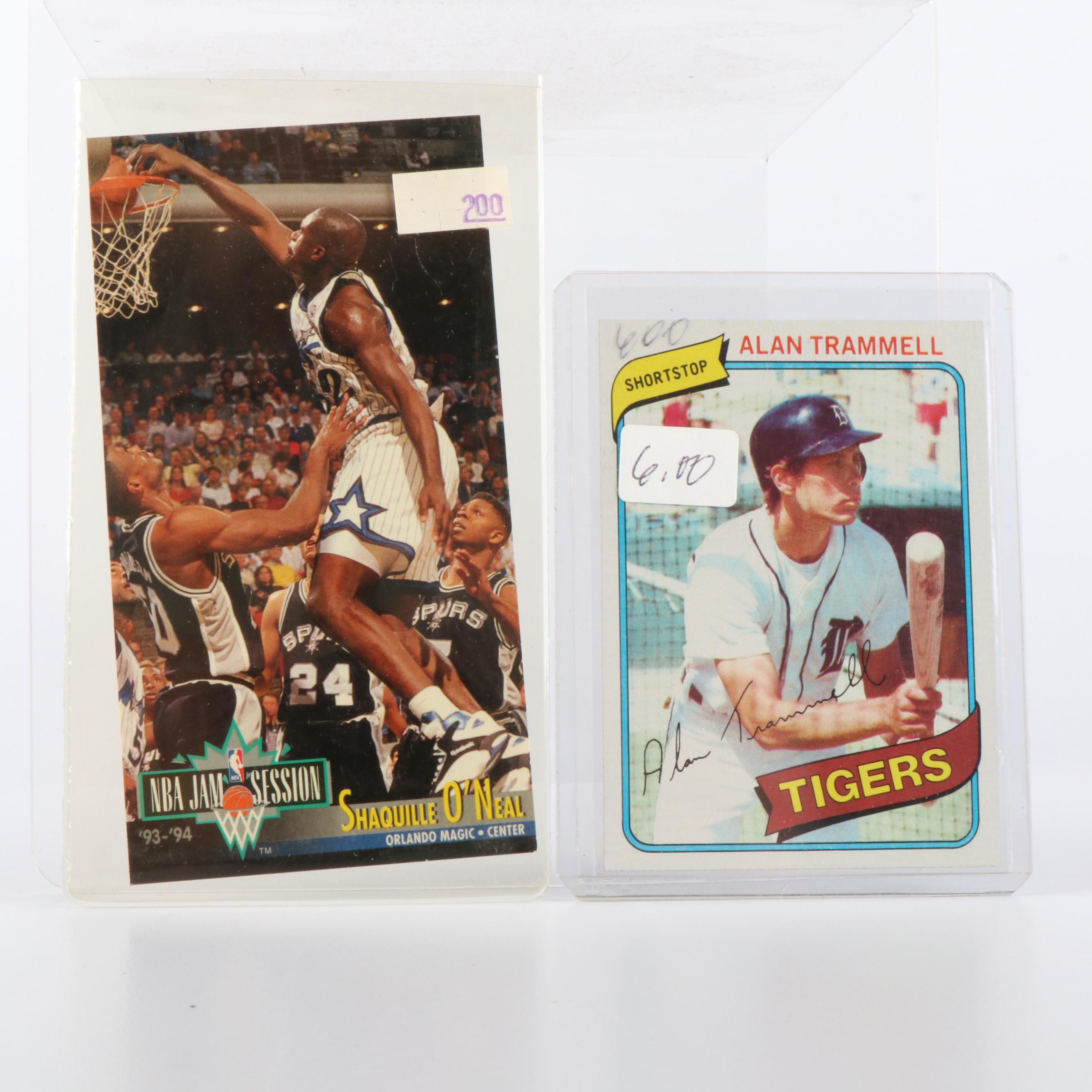 Donruss with Other Sports Cards Featuring Michael Jordan, Bo Jackson, and More