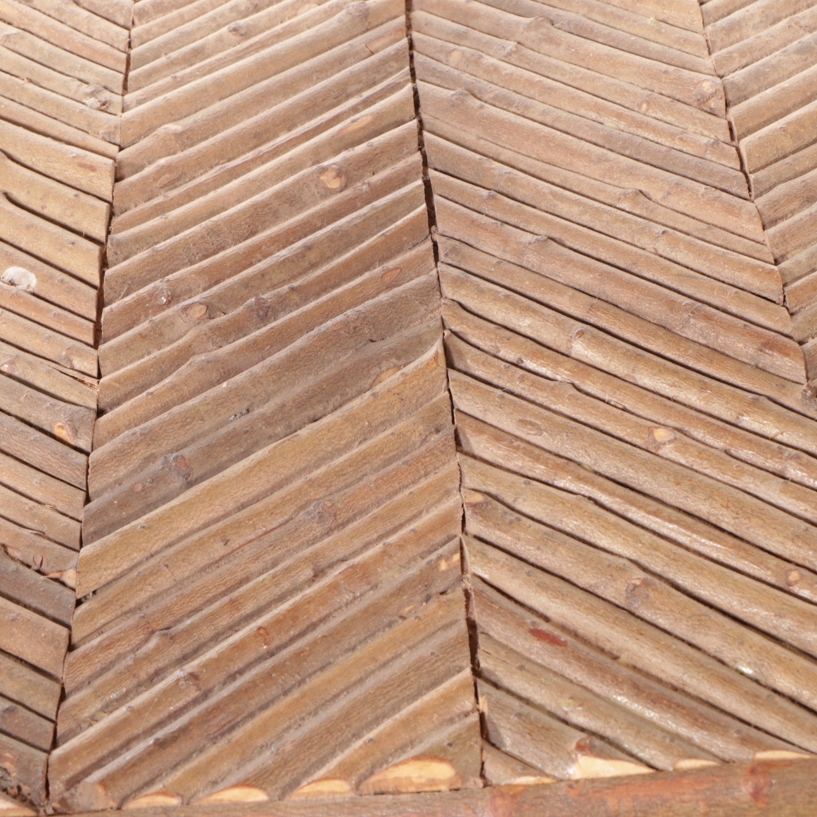 Robert Beaven Adirondack Style Eagle Motif Fourth of July Armchair, 2000