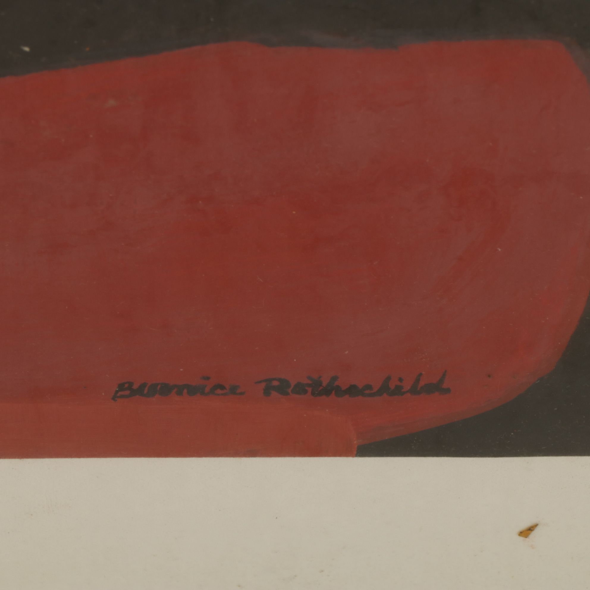 Bernice Rothschild Modern Portrait of a Sitting Woman in Warm Tones,