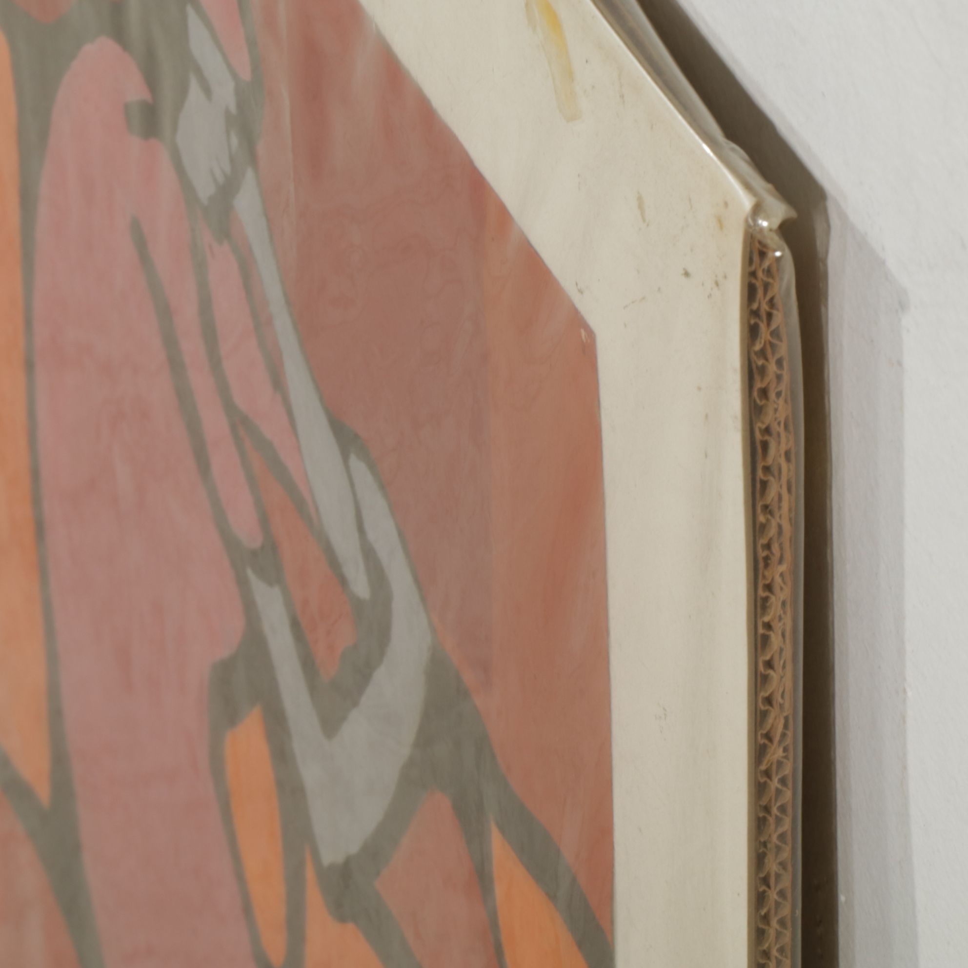 Bernice Rothschild Modern Portrait of a Sitting Woman in Warm Tones,