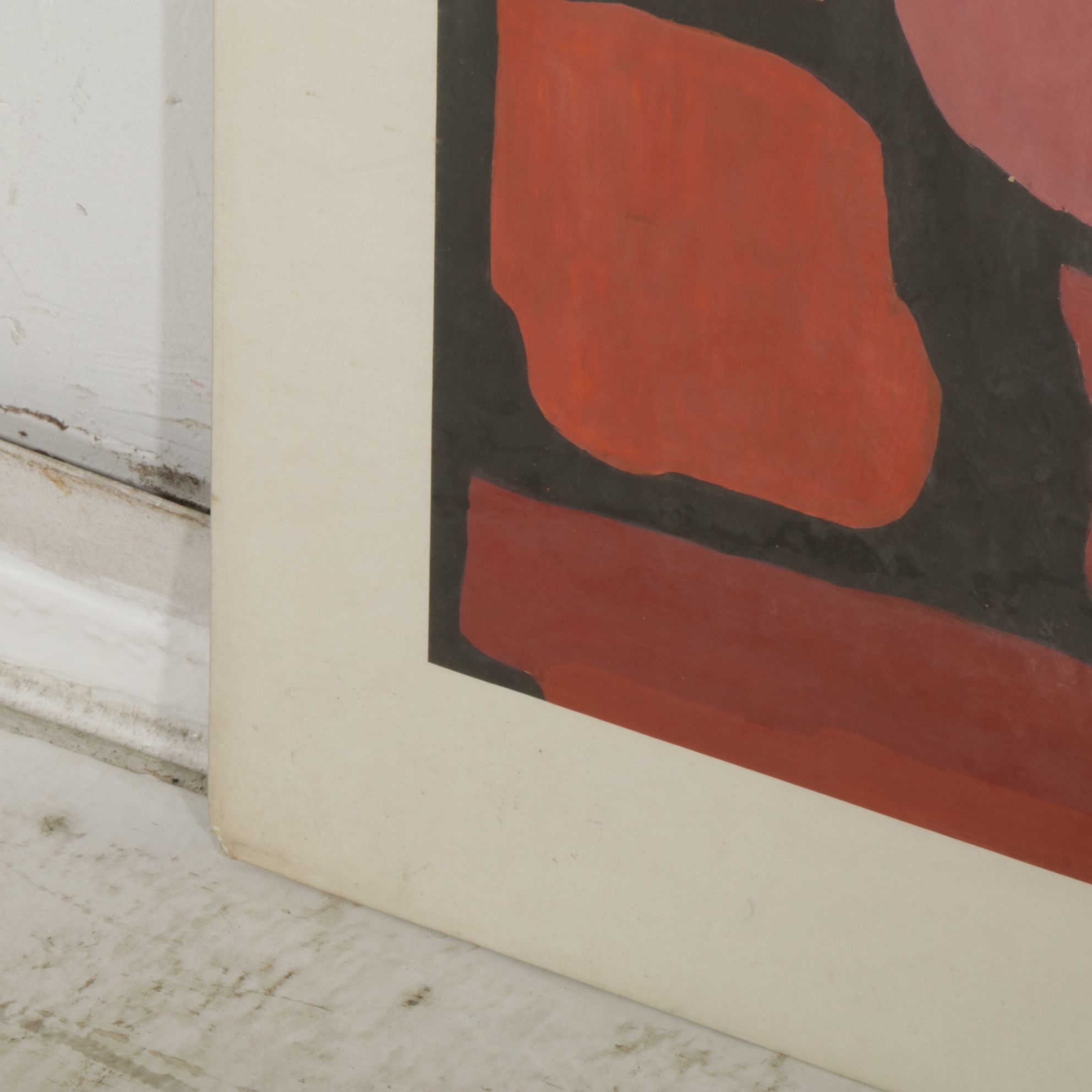 Bernice Rothschild Modern Portrait of a Sitting Woman in Warm Tones,