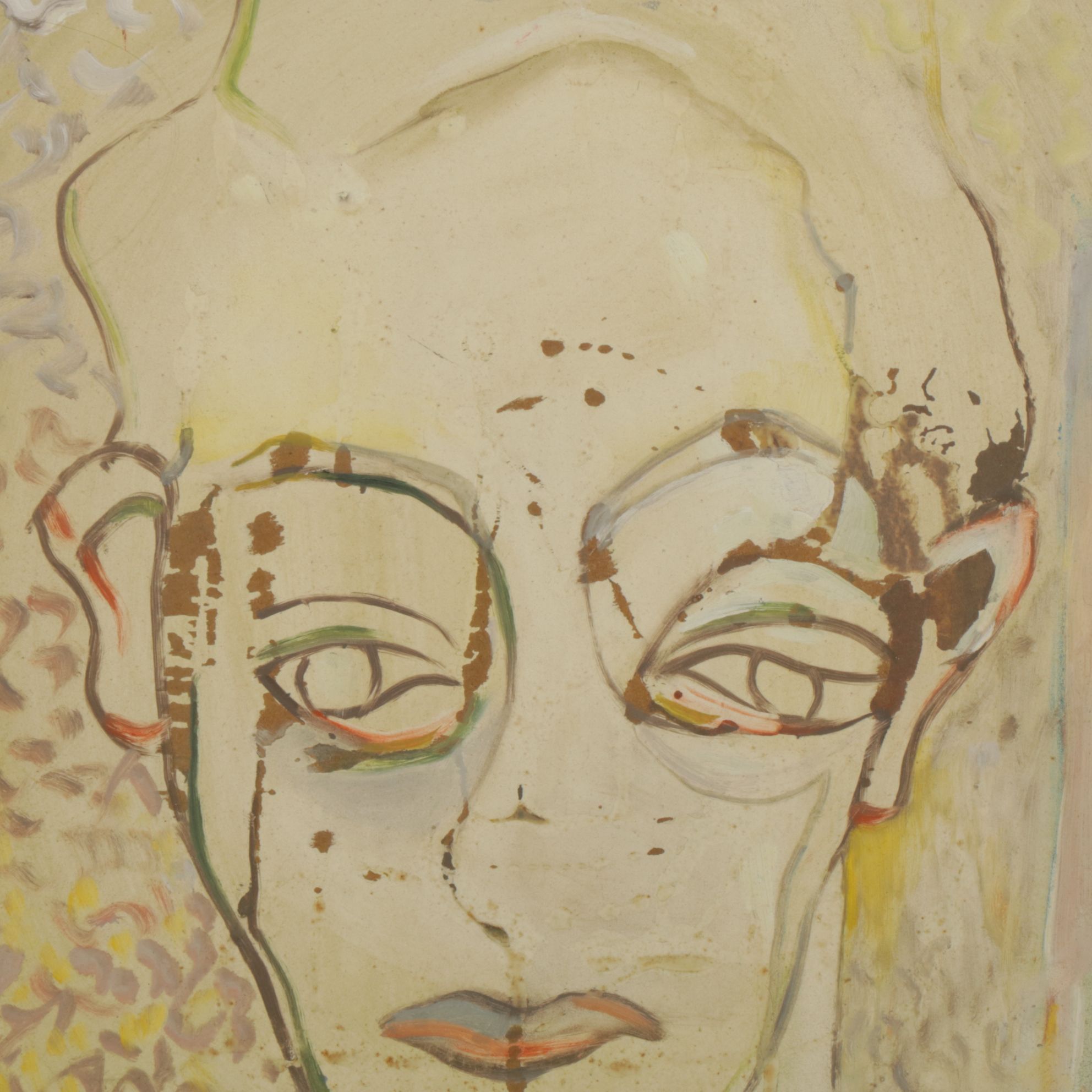 John Boit Morse Stylized Portrait of Man