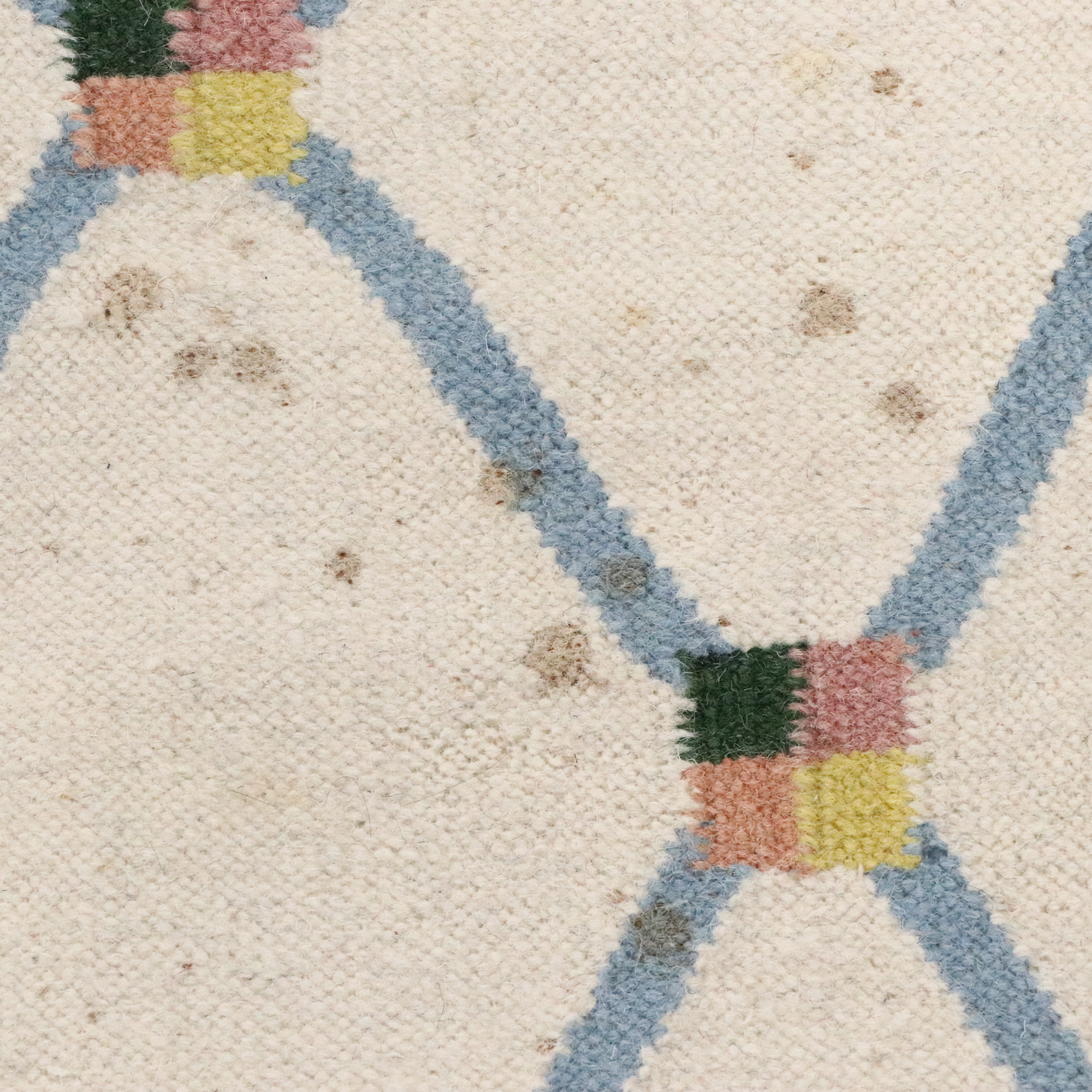 5'7 x 8'9 Handwoven Indian Dhurrie Area Rug