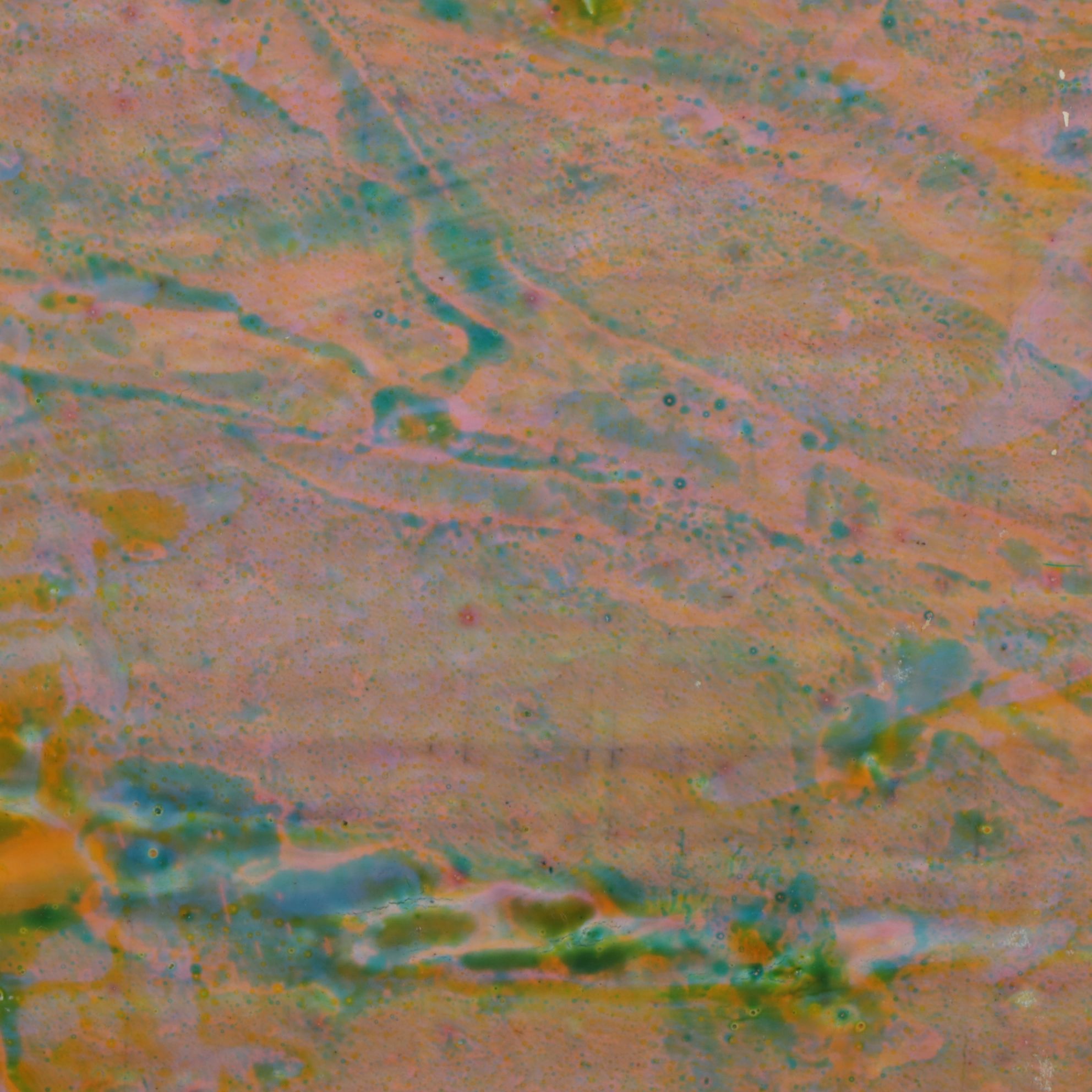 A.J. Breuer Textured Abstract Starburst Oil Painting ,1976