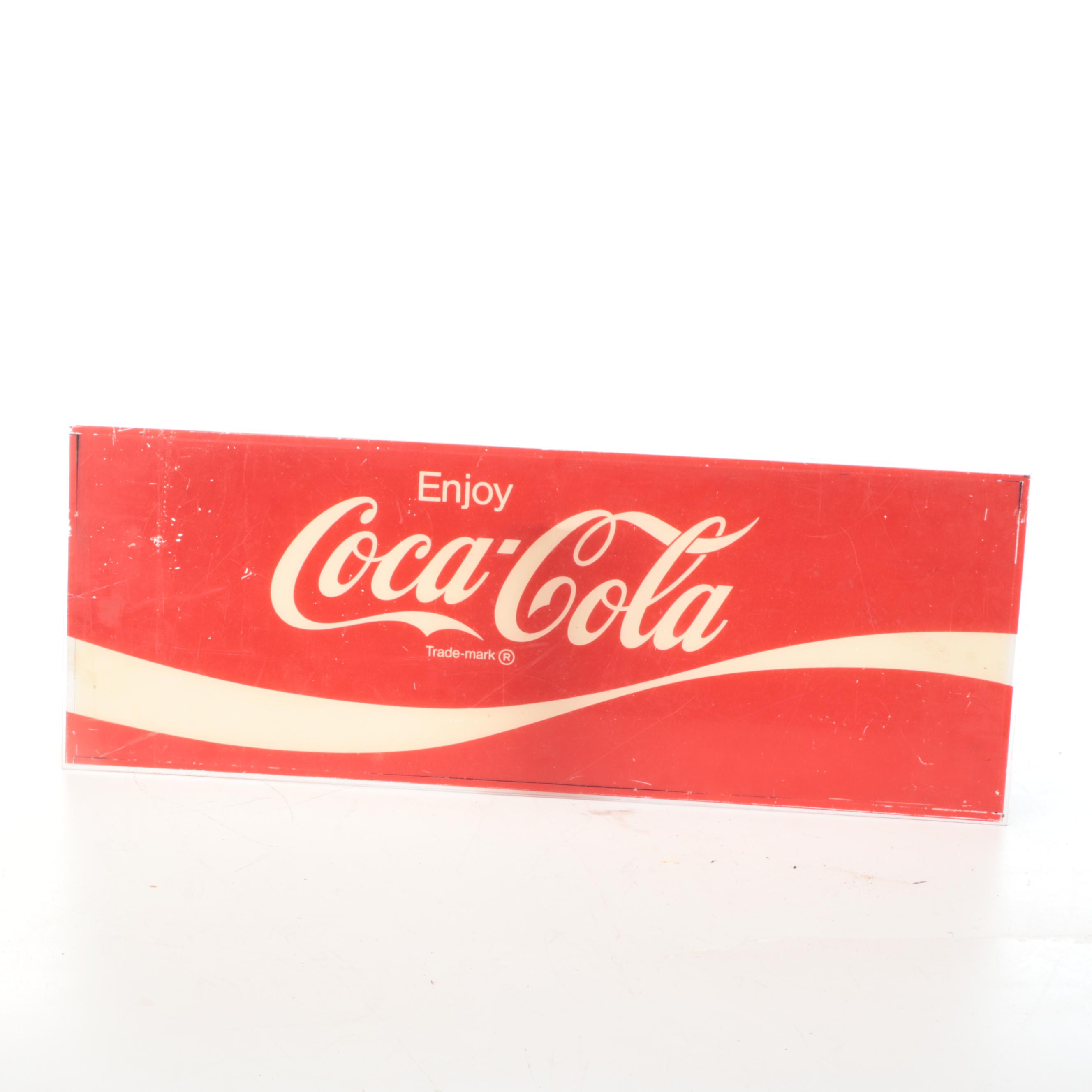 Coca-Cola Wood Crate Wagon and Sign