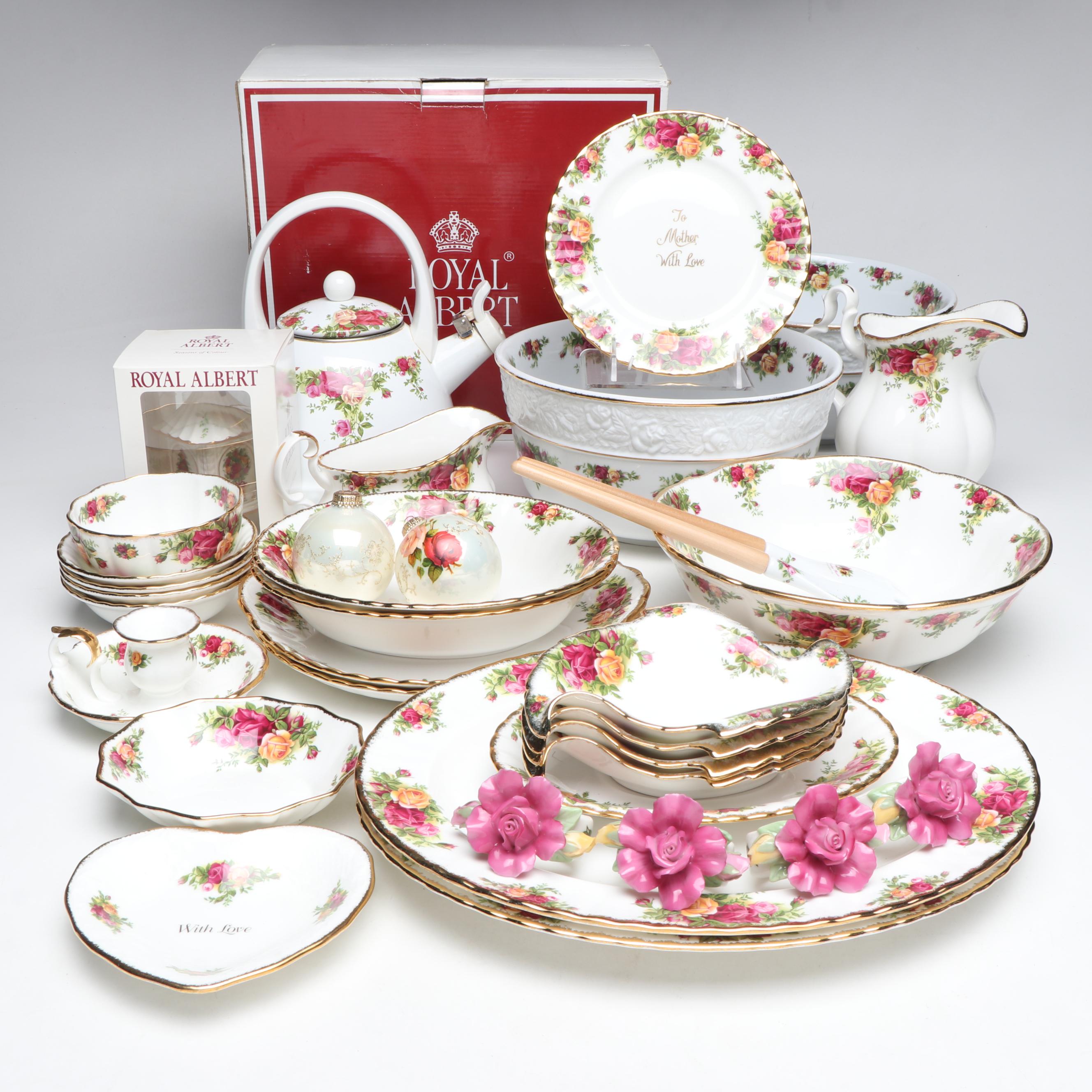 Royal Albert "Old Country Roses" Bone China Dinnerware and Serveware