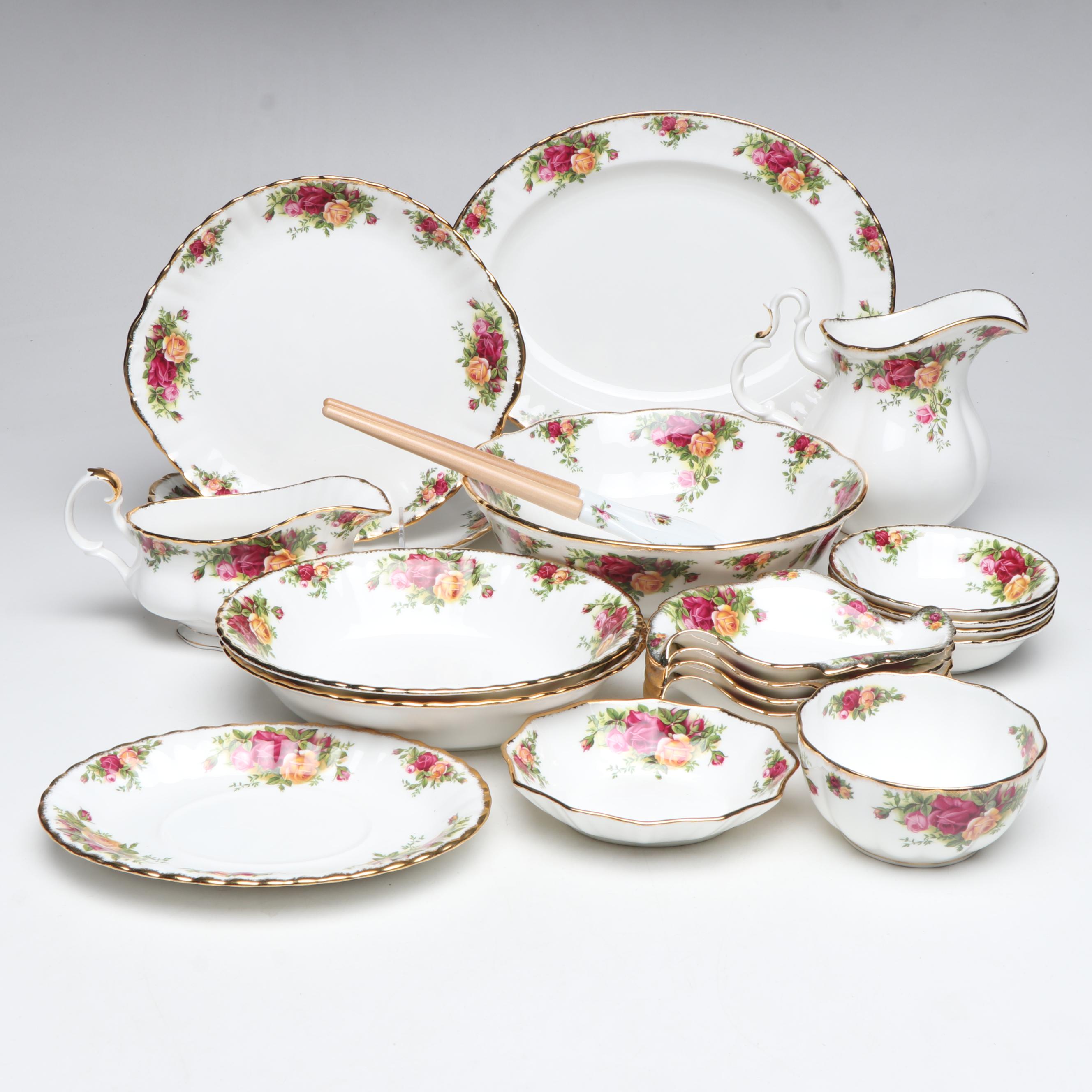 Royal Albert "Old Country Roses" Bone China Dinnerware and Serveware