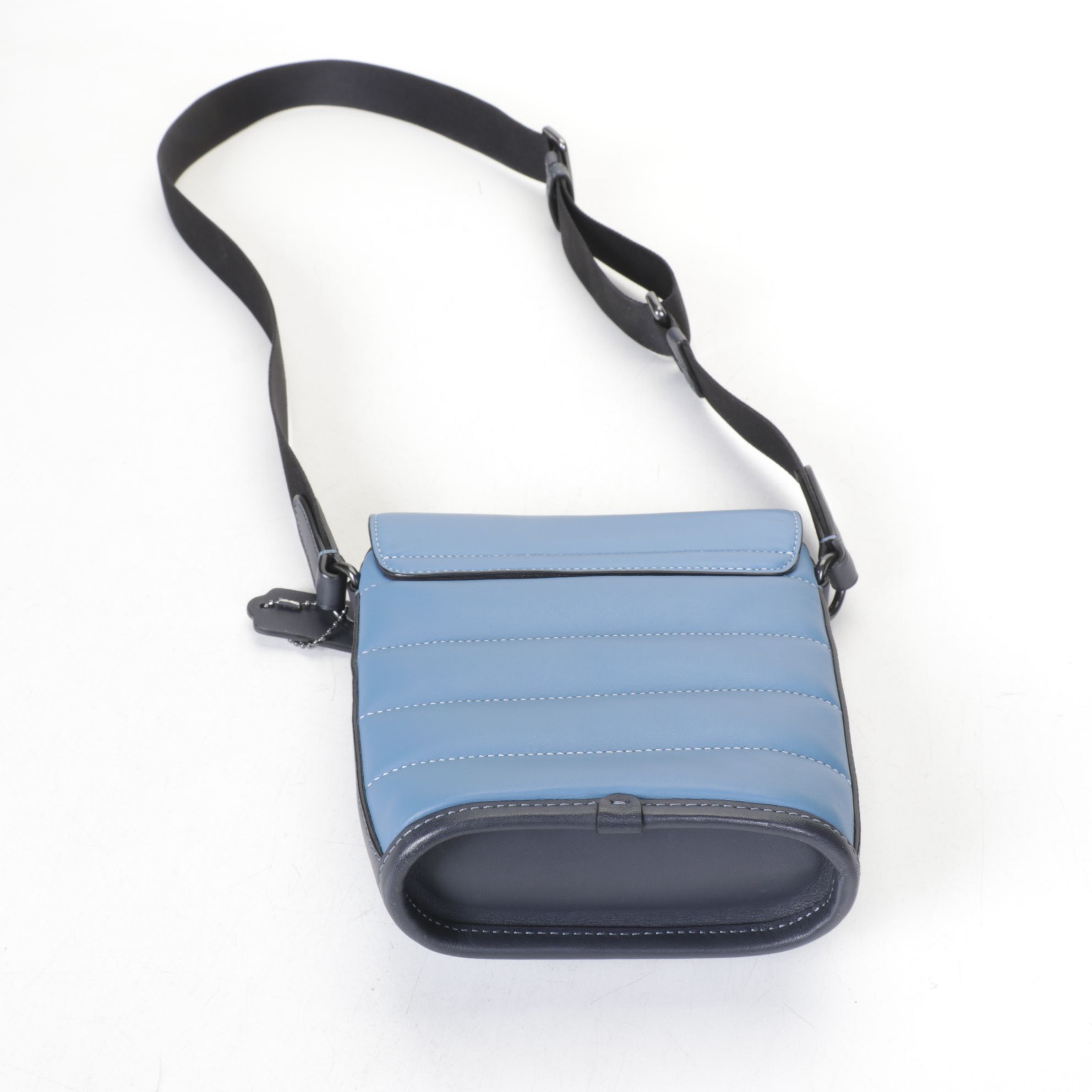 Coach Blue Leather Tote and Laptop Sleeve with Crossbody Bag and Consuela Clutch