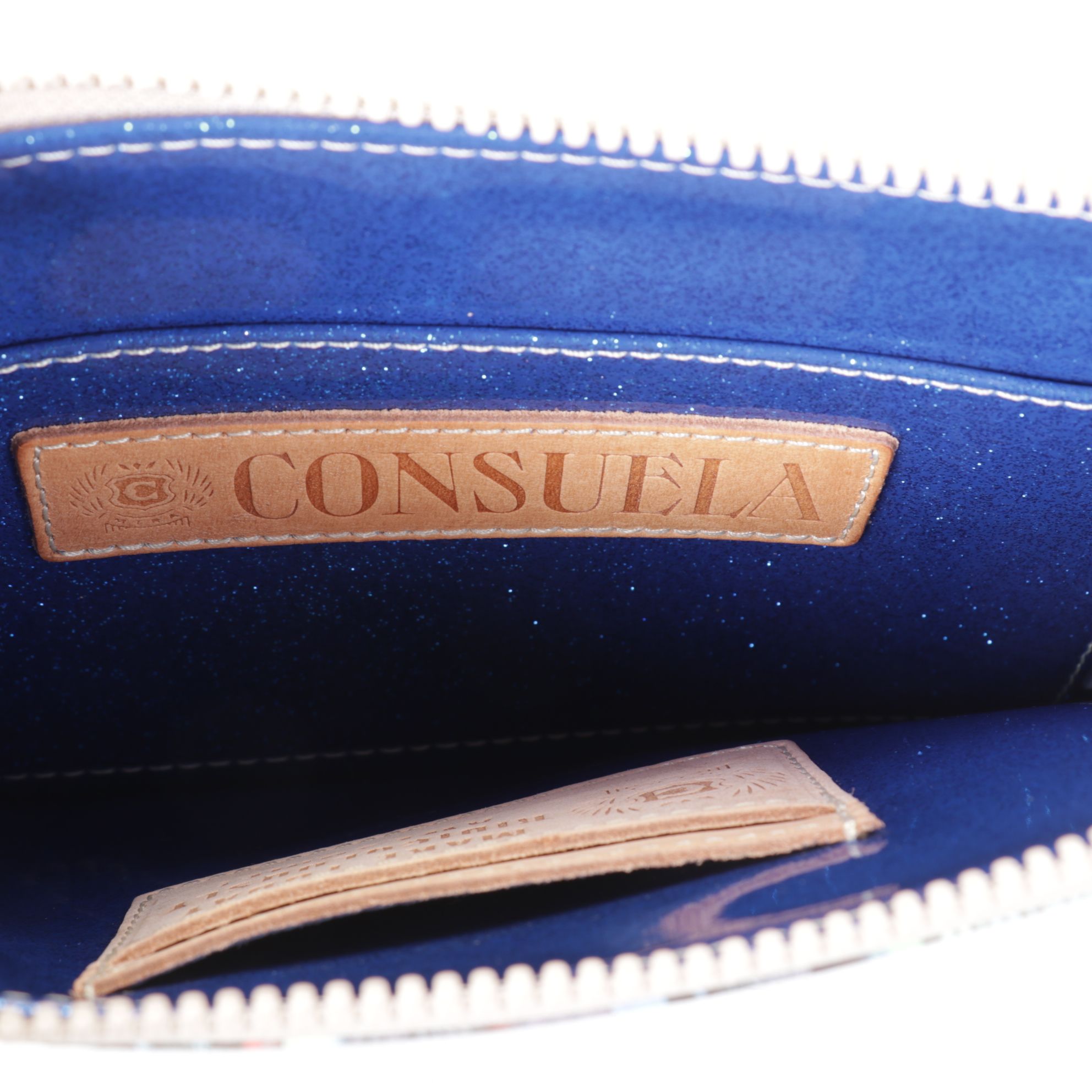 Coach Blue Leather Tote and Laptop Sleeve with Crossbody Bag and Consuela Clutch