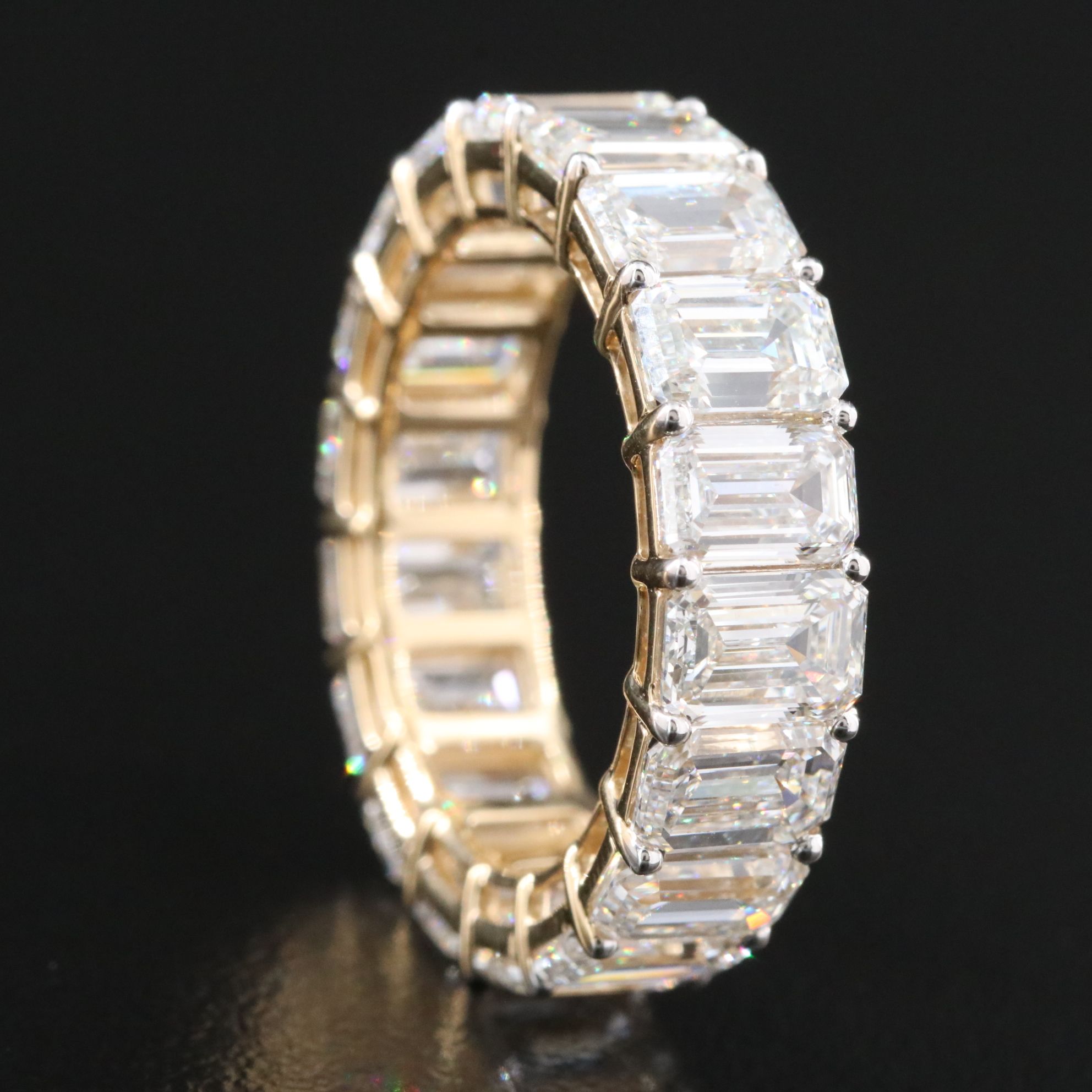 14K 10.57 CTW Lab Grown Diamond Eternity Band