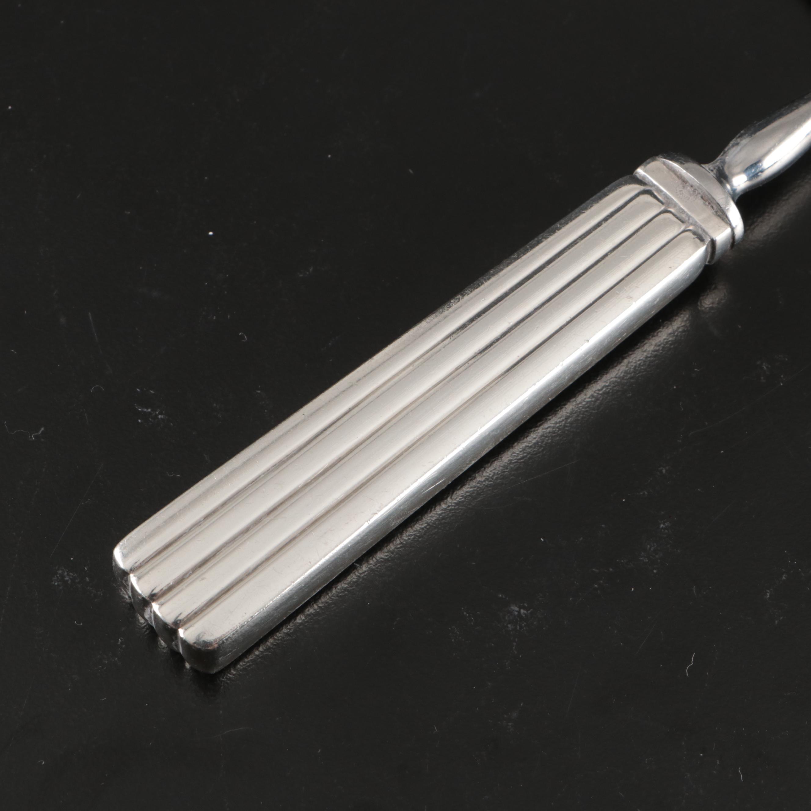 Georg Jensen Sterling Silver Handled Cheese Plane