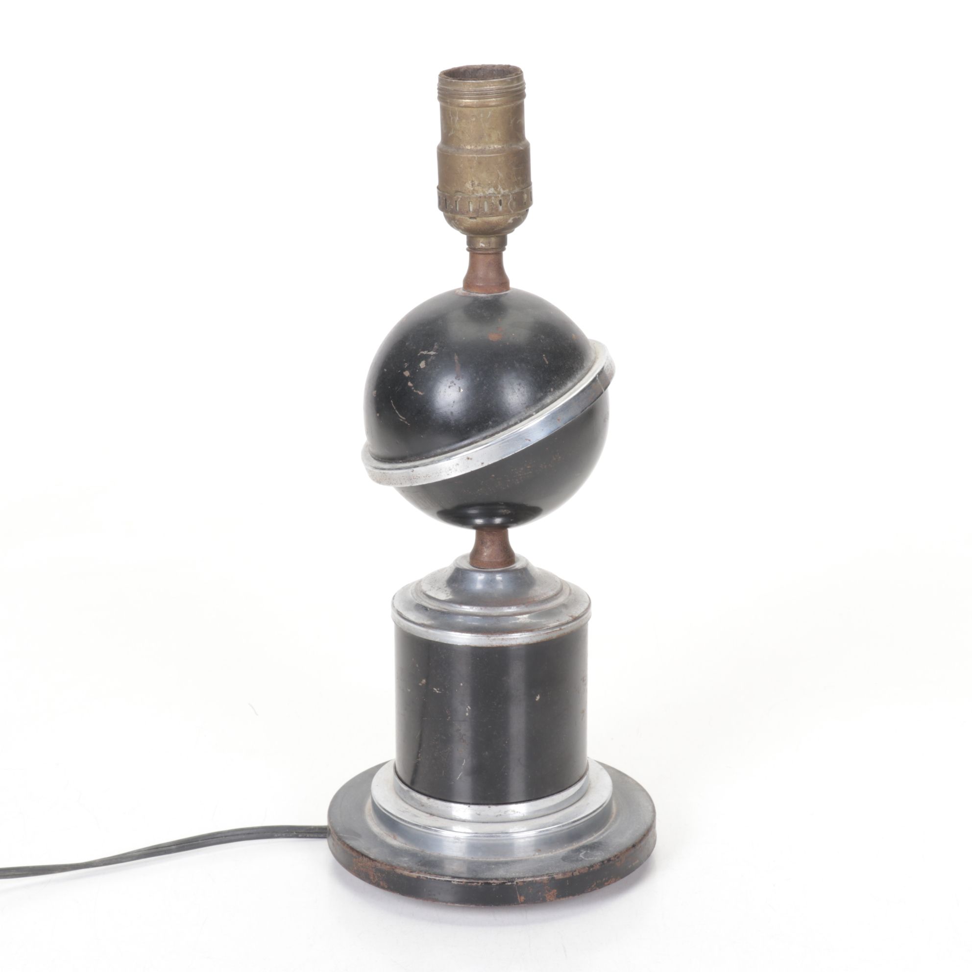 Art Deco Saturn Desk Lamp, Mid-20th Century