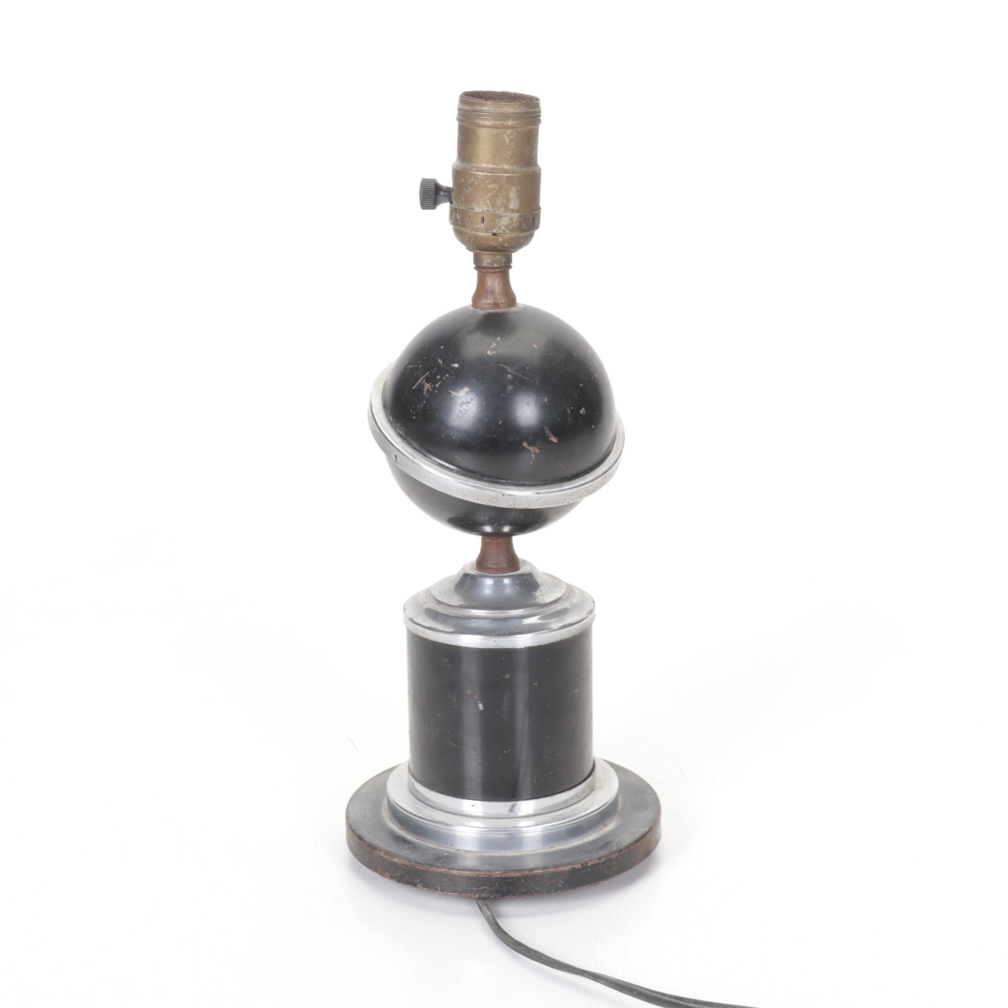 Art Deco Saturn Desk Lamp, Mid-20th Century