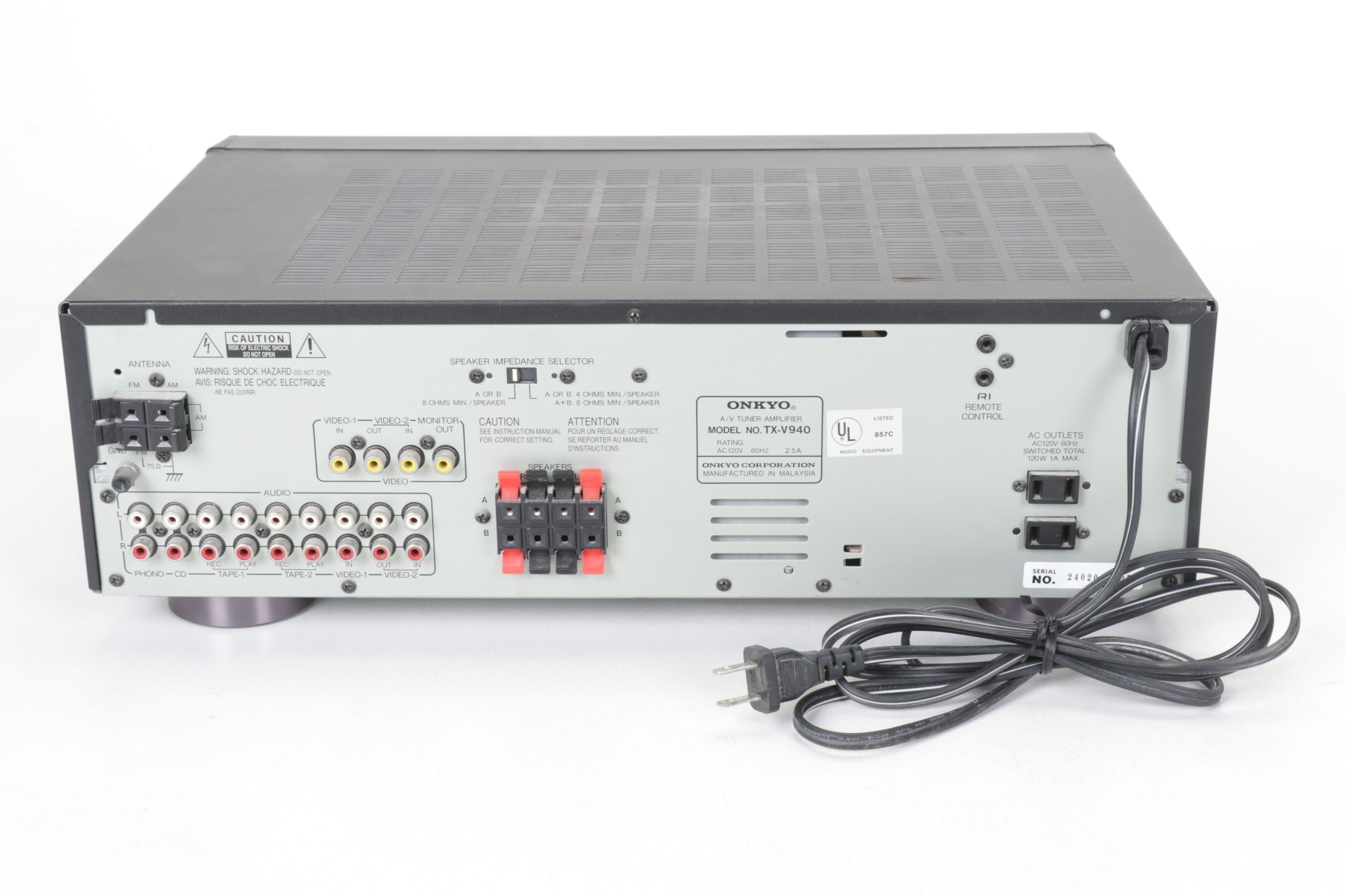 Onkyo AM/FM Radio Tuner Amplifier