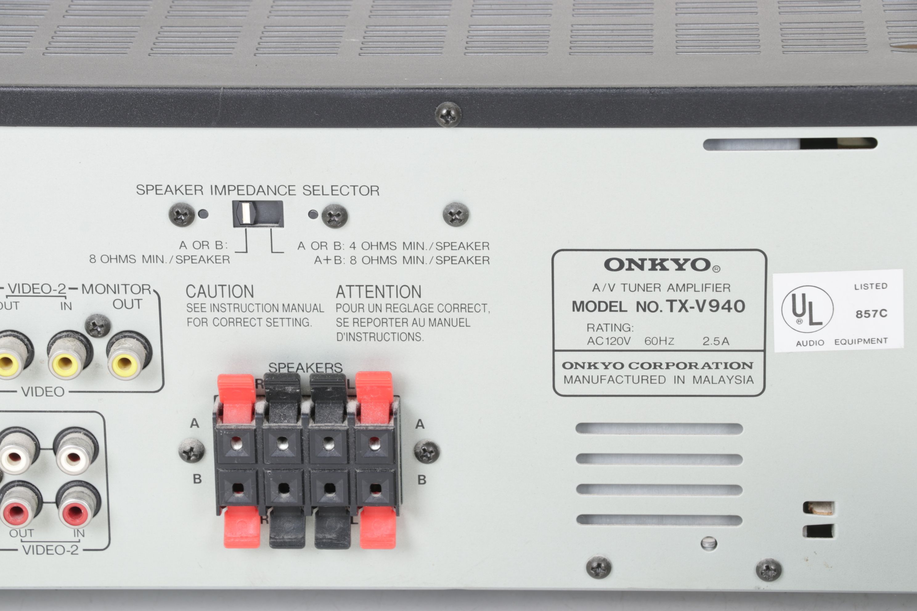 Onkyo AM/FM Radio Tuner Amplifier