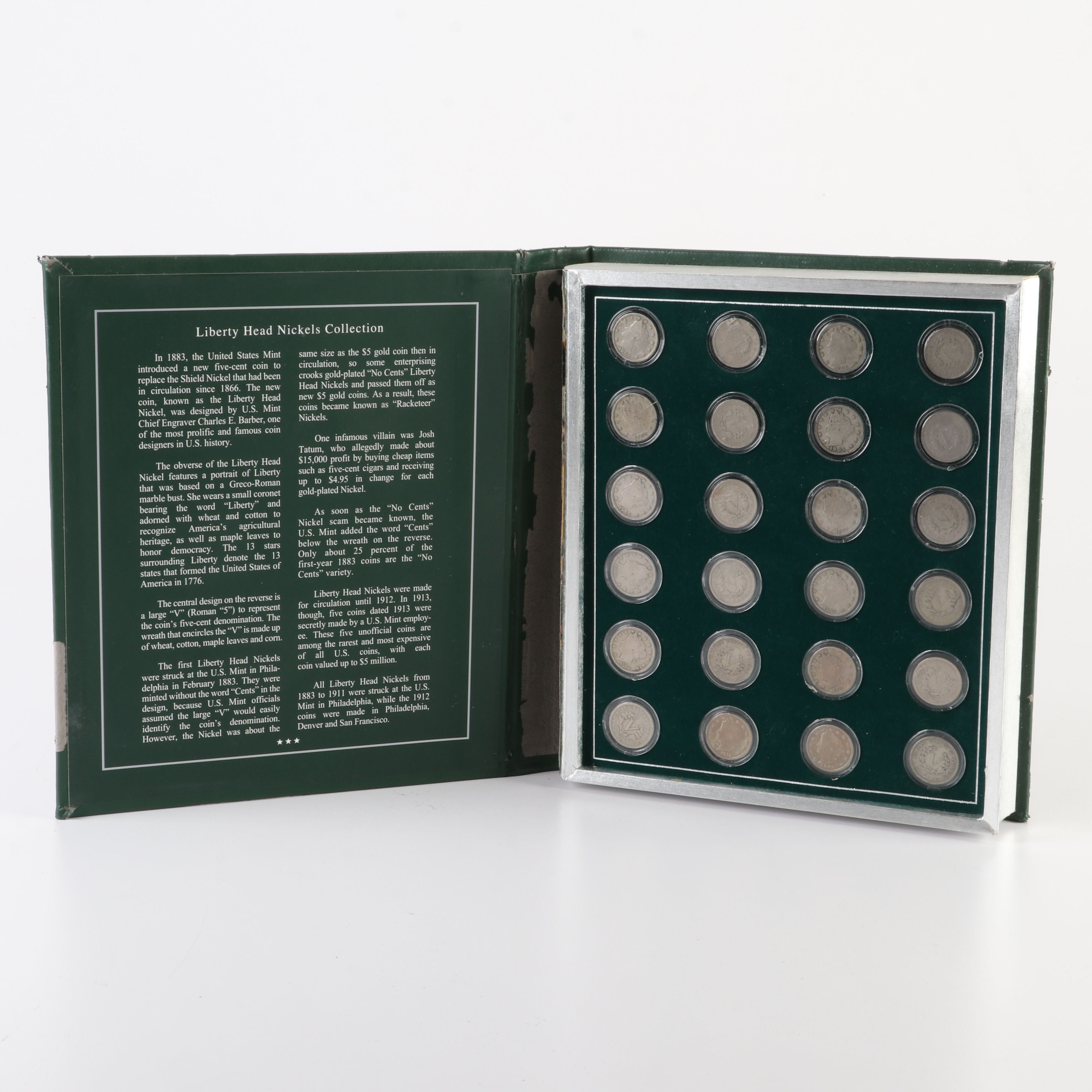 Partial Set of Twenty-Four Liberty Nickels