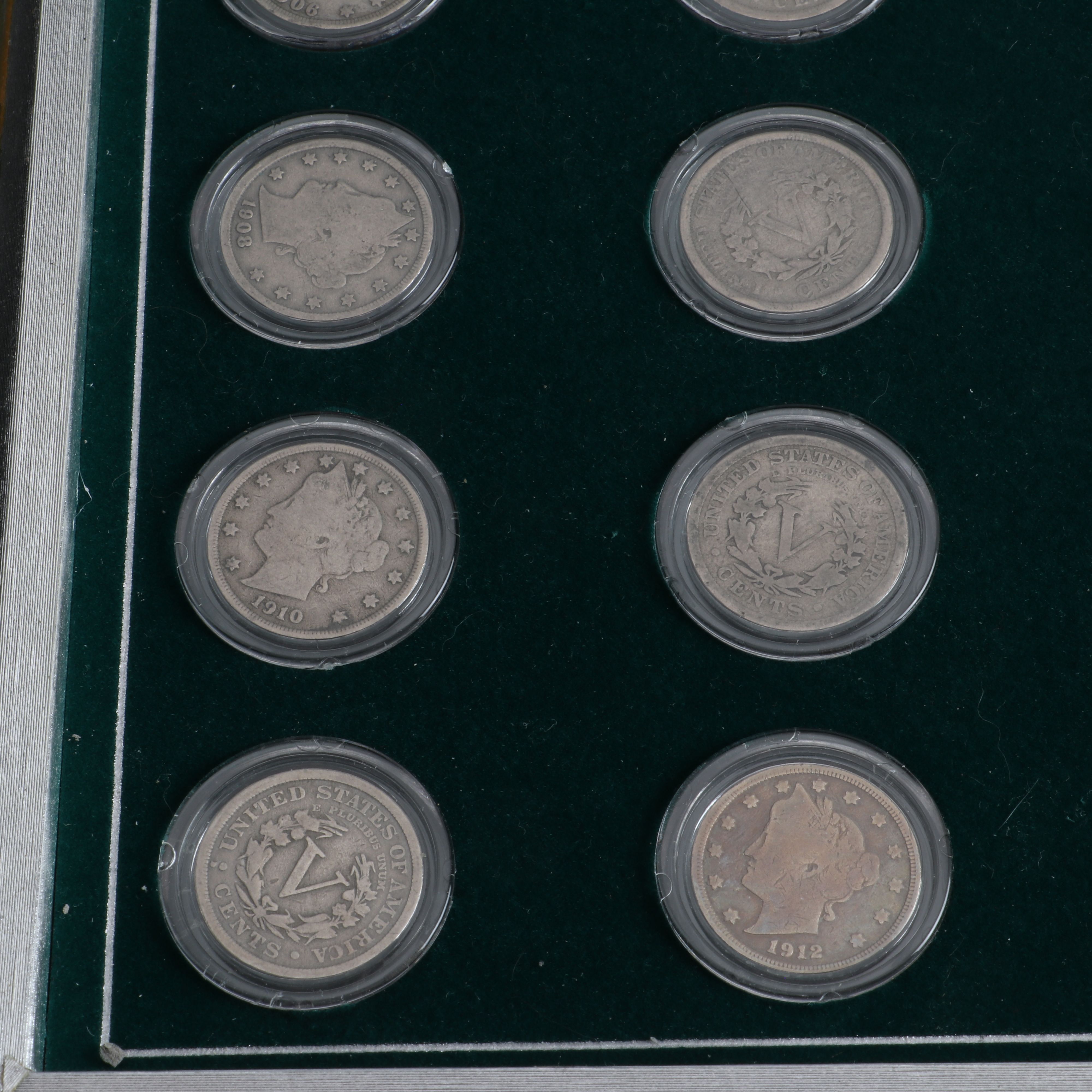 Partial Set of Twenty-Four Liberty Nickels