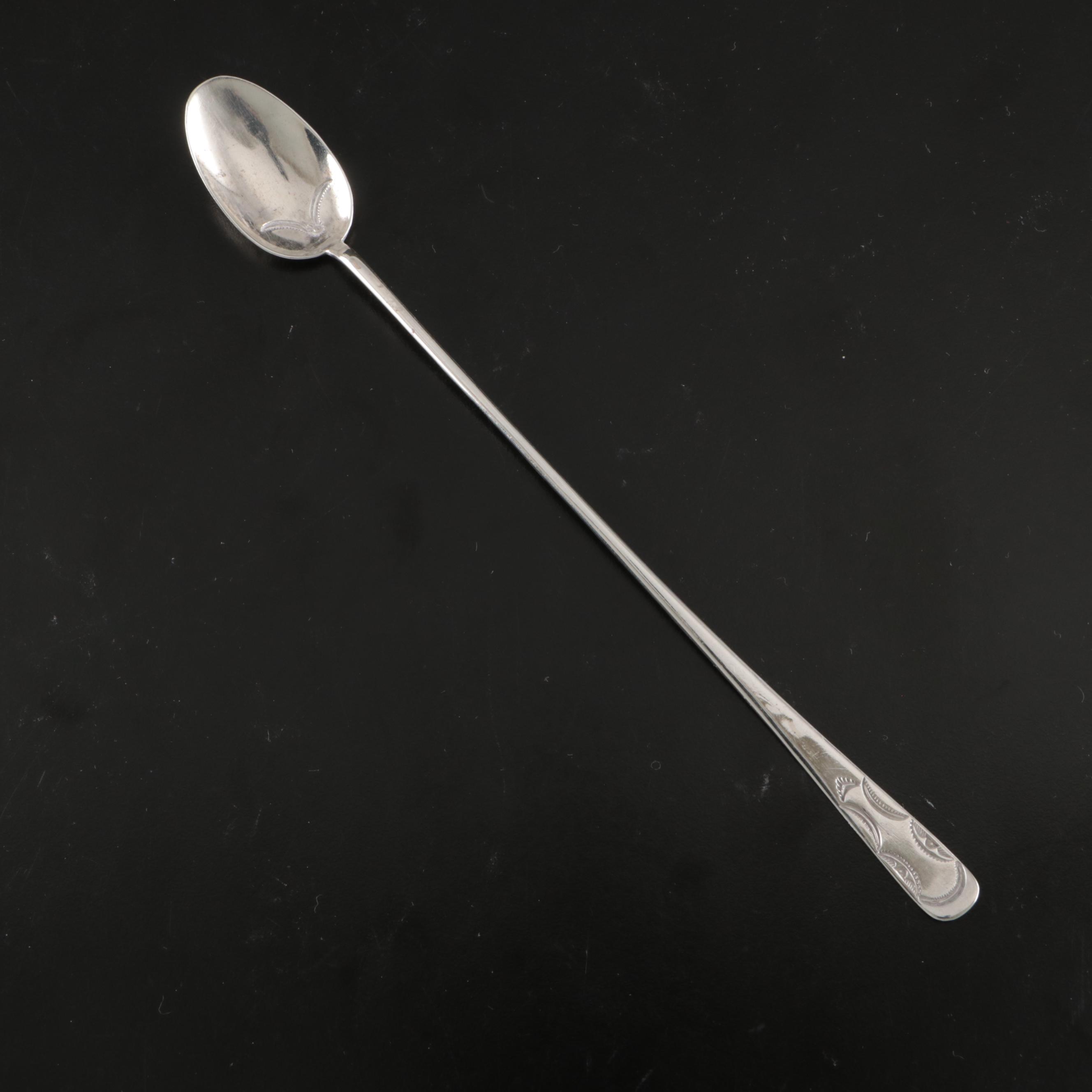 Native American Sterling Silver Iced Tea Spoons