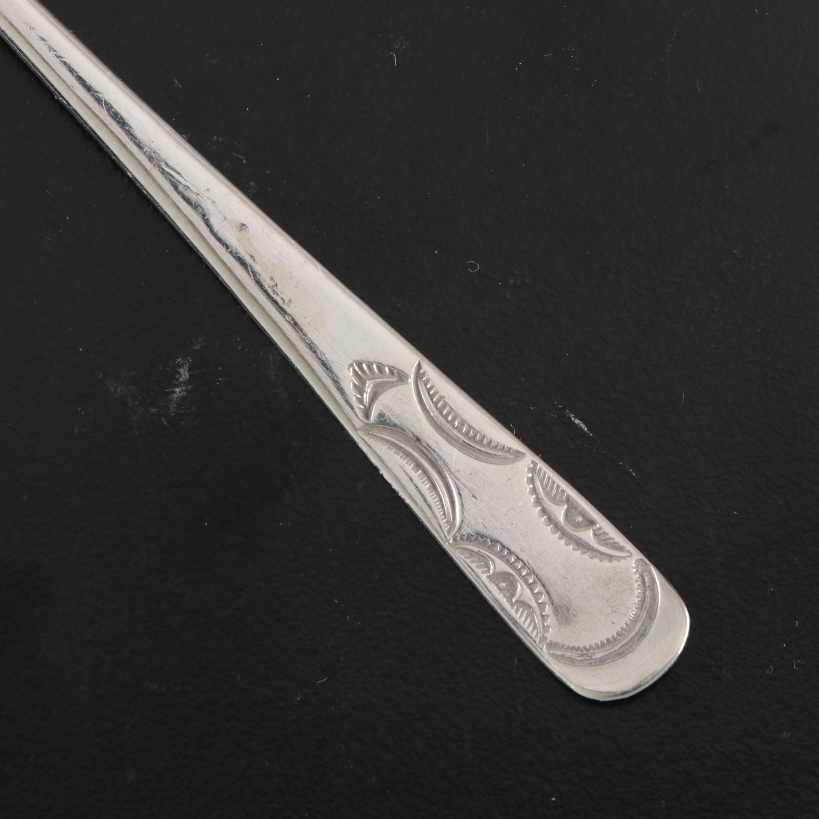 Native American Sterling Silver Iced Tea Spoons