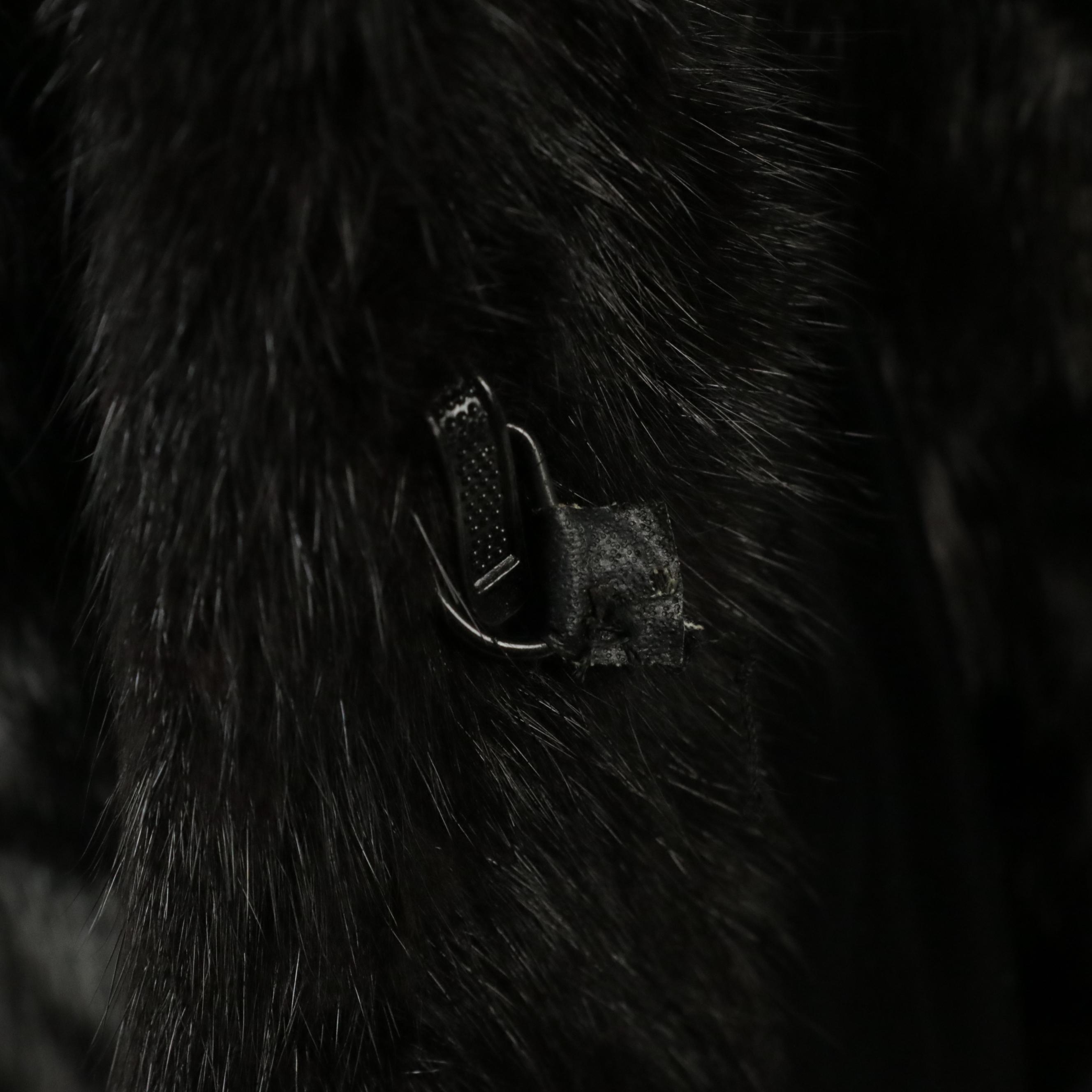 Evans Mink Paw Fur Coat from Lazarus