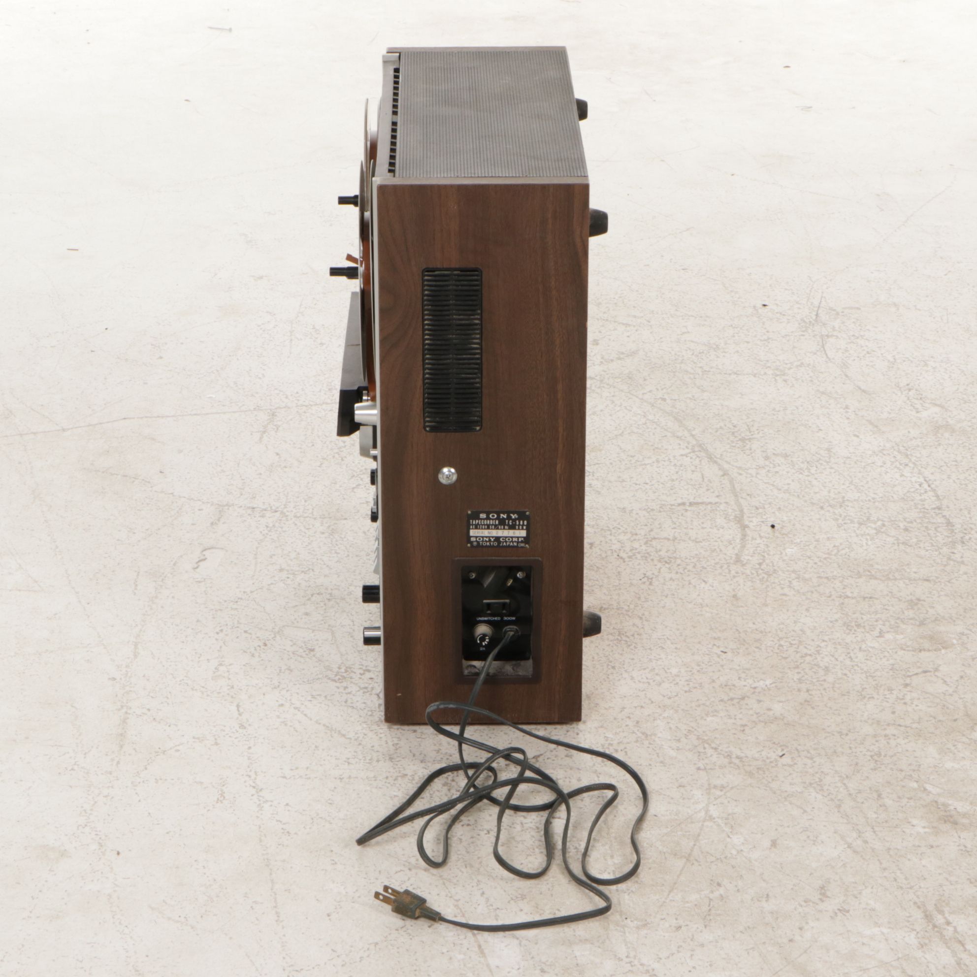 Sony TC-580 Reel to Reel Tape Recorder with Recorded Tapes