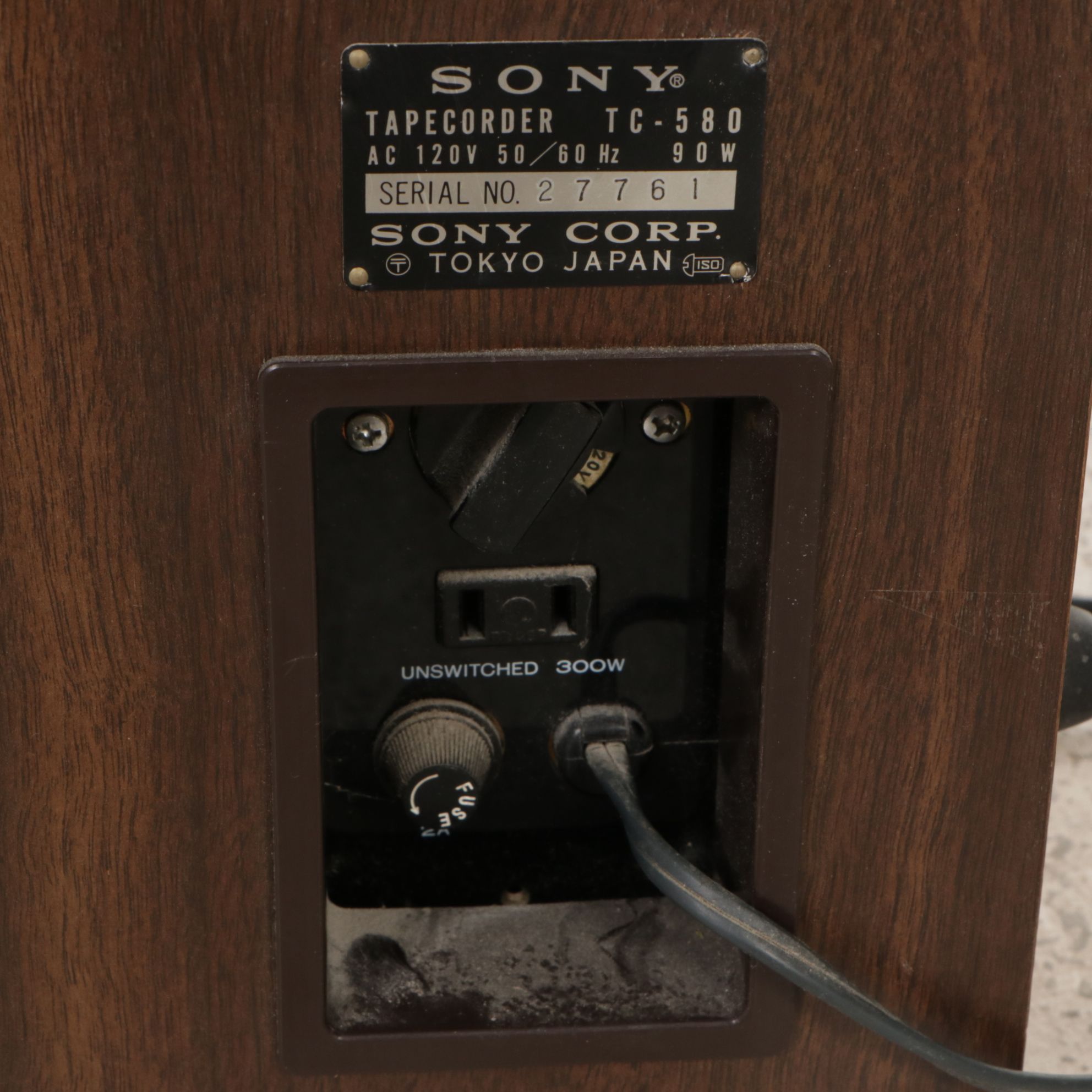 Sony TC-580 Reel to Reel Tape Recorder with Recorded Tapes