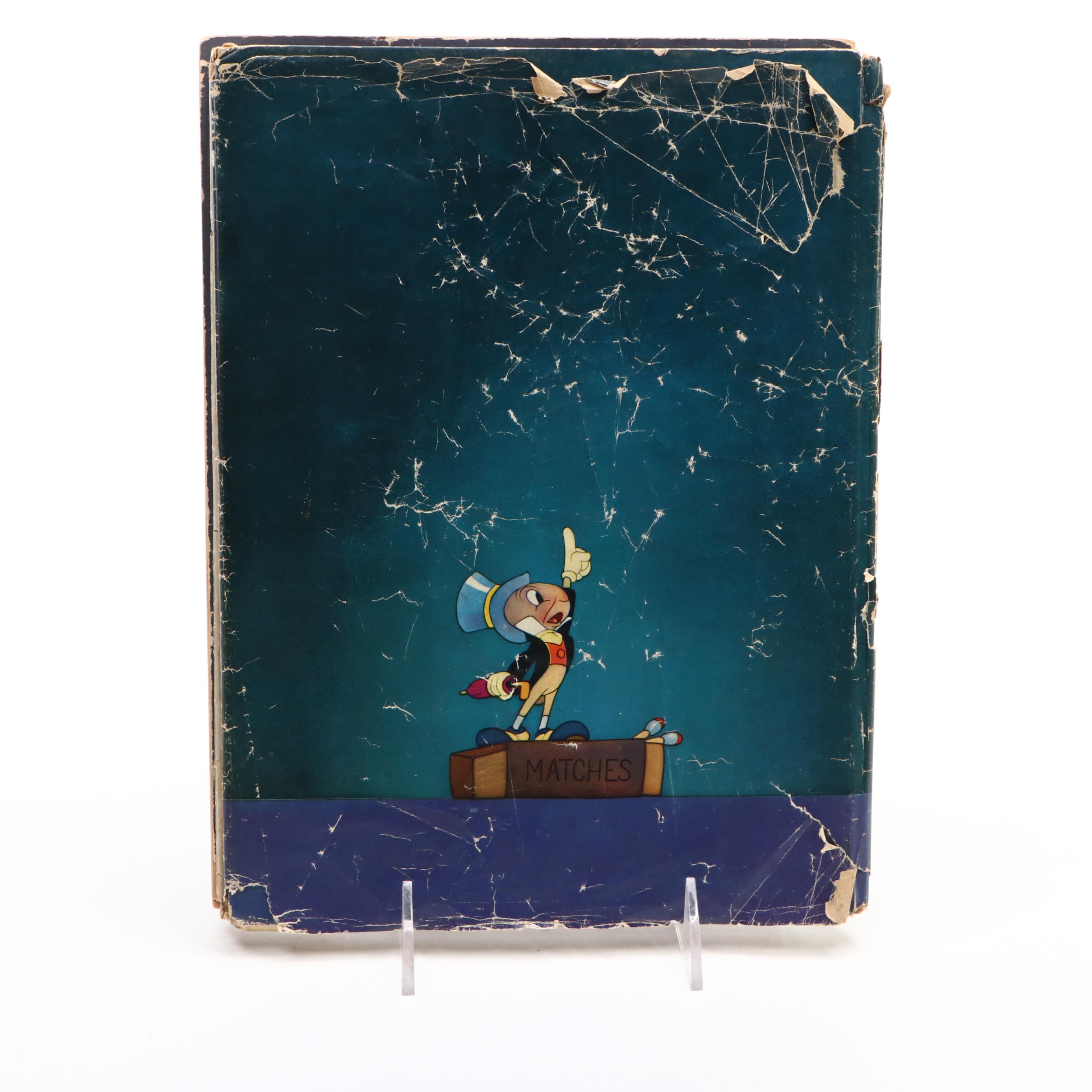 Pinocchio Puppets, Books and Wind-Up Toy, Early to Mid-20th Century