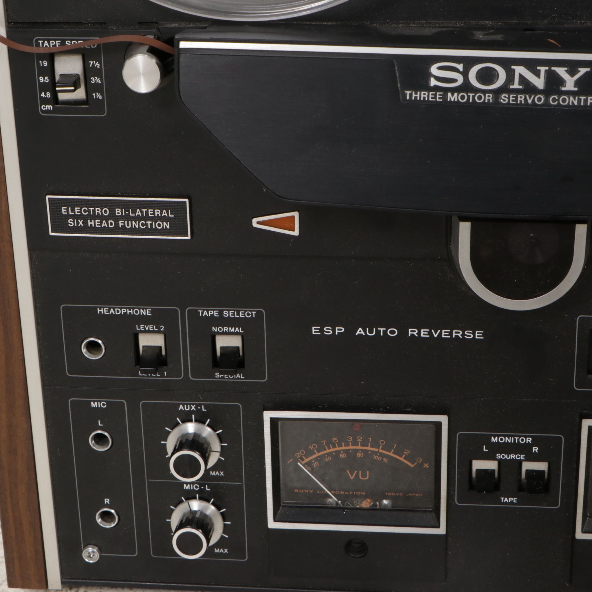 Sony TC-580 Reel to Reel Tape Recorder with Recorded Tapes