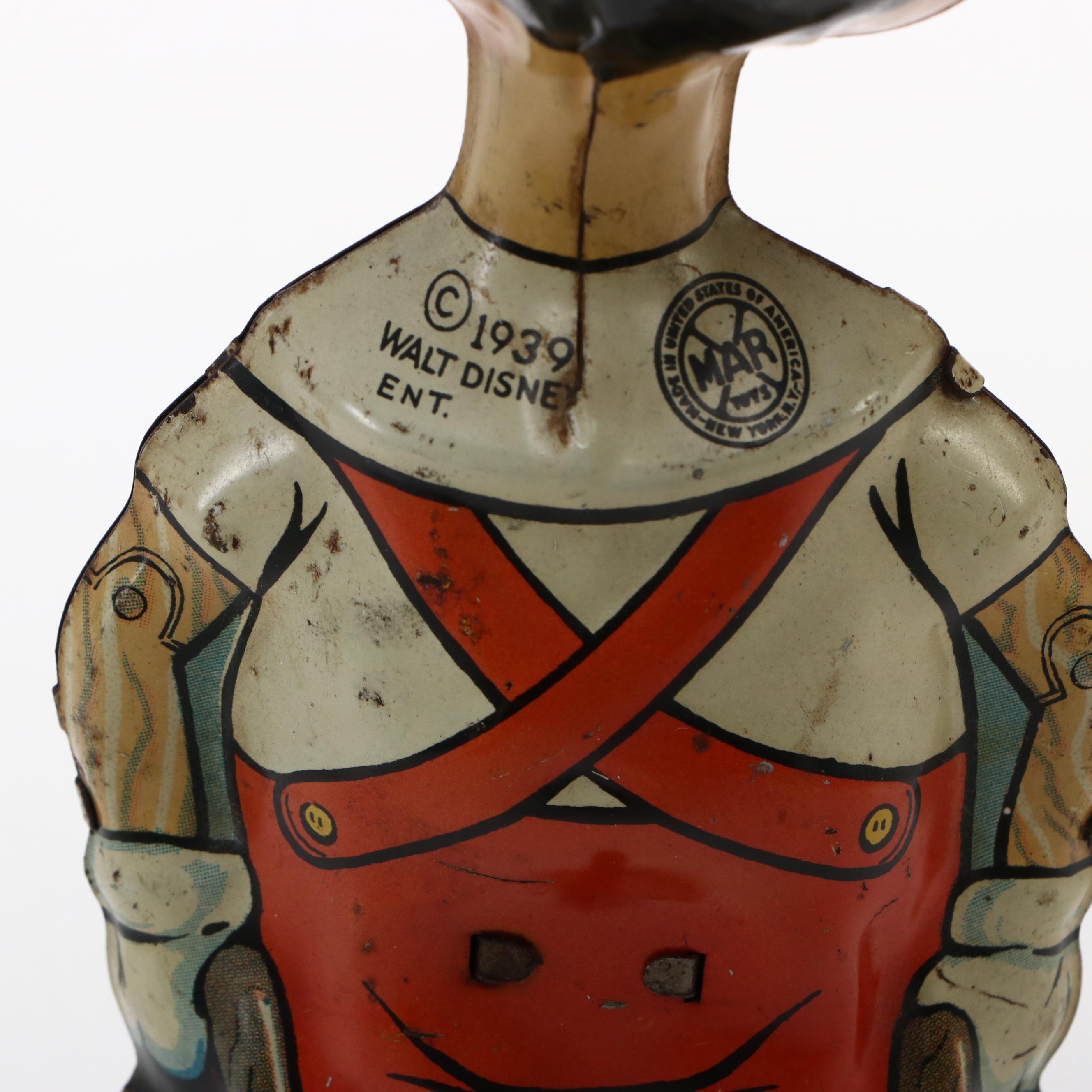 Pinocchio Puppets, Books and Wind-Up Toy, Early to Mid-20th Century