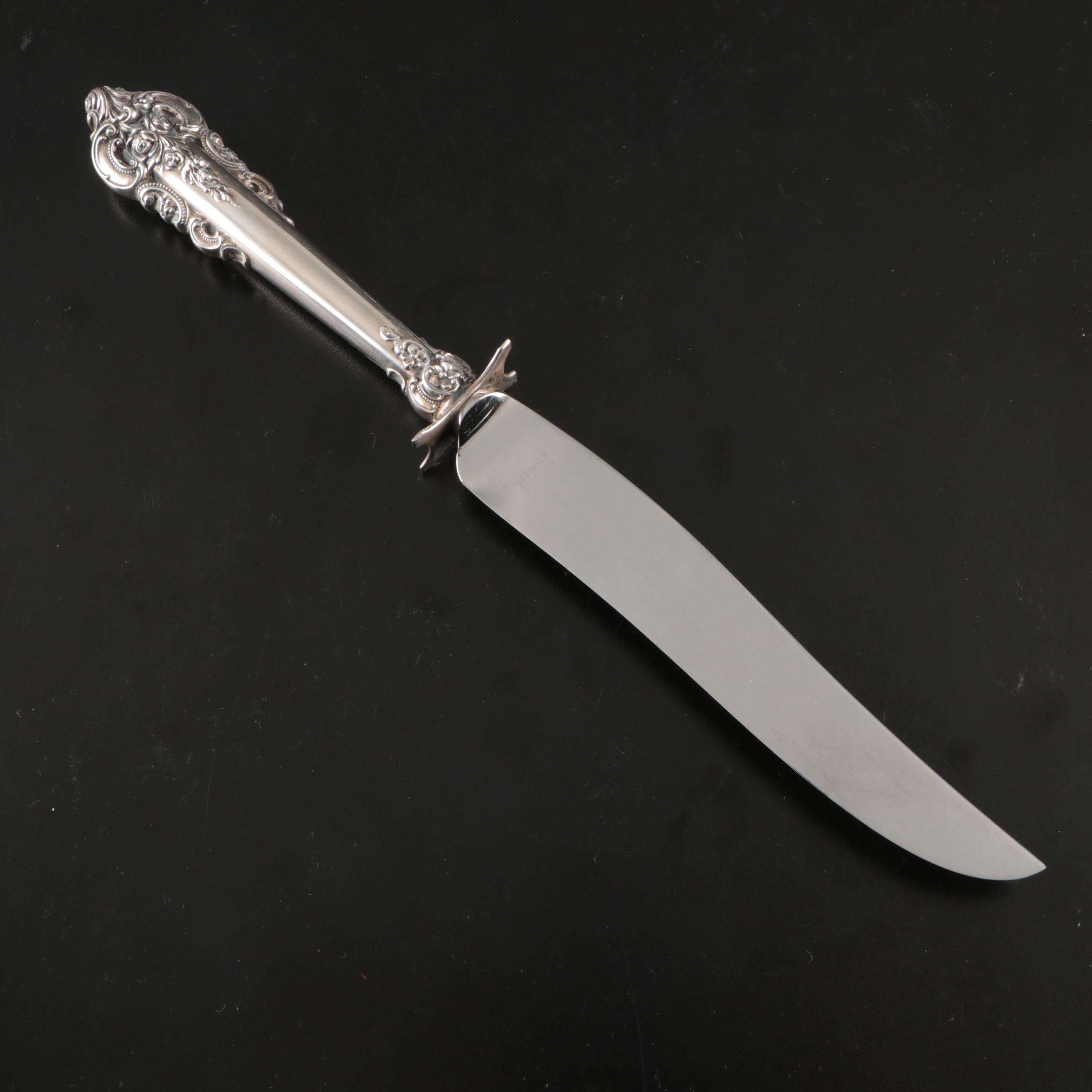 Wallace "Grand Baroque" Sterling Silver Carving Set