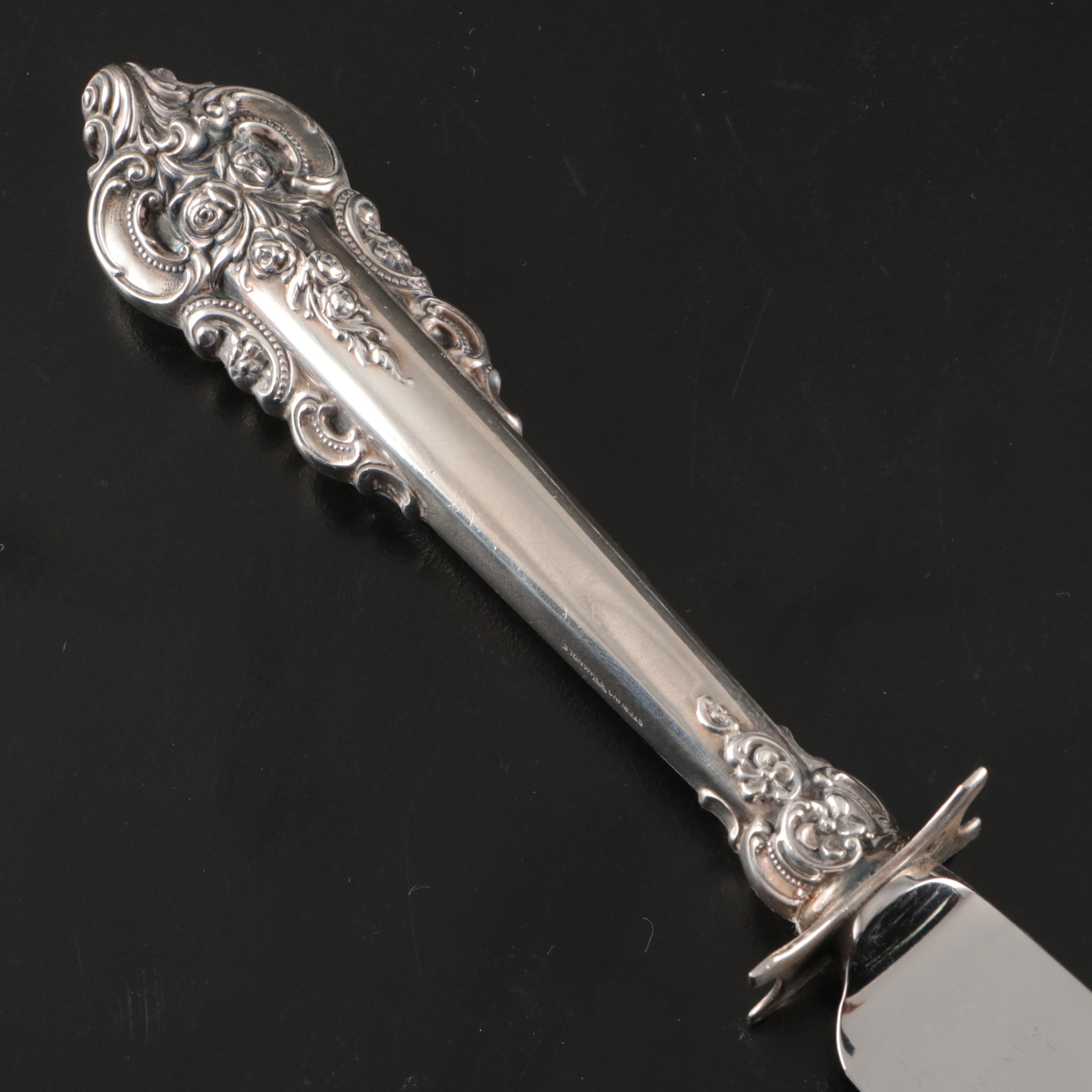 Wallace "Grand Baroque" Sterling Silver Carving Set
