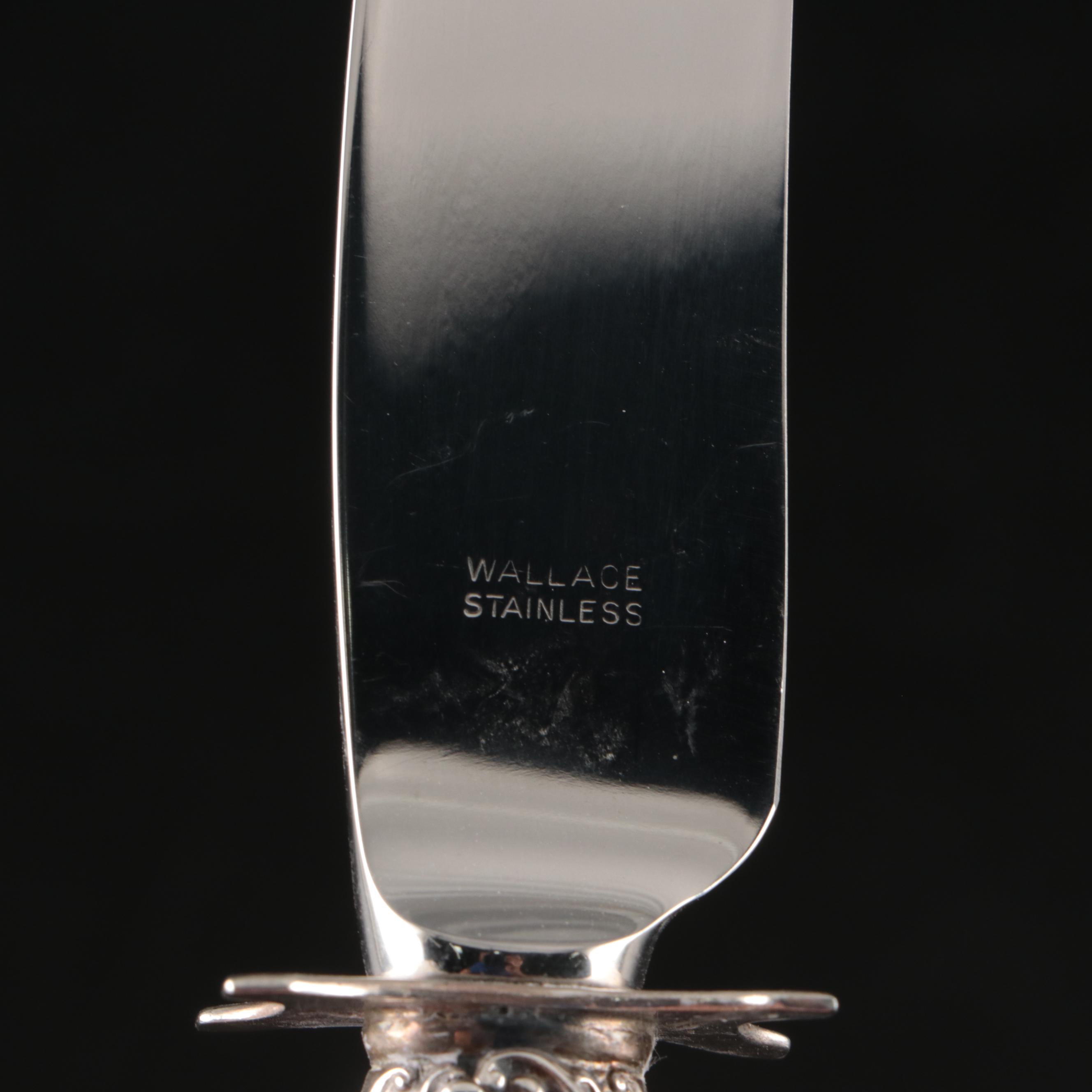 Wallace "Grand Baroque" Sterling Silver Carving Set