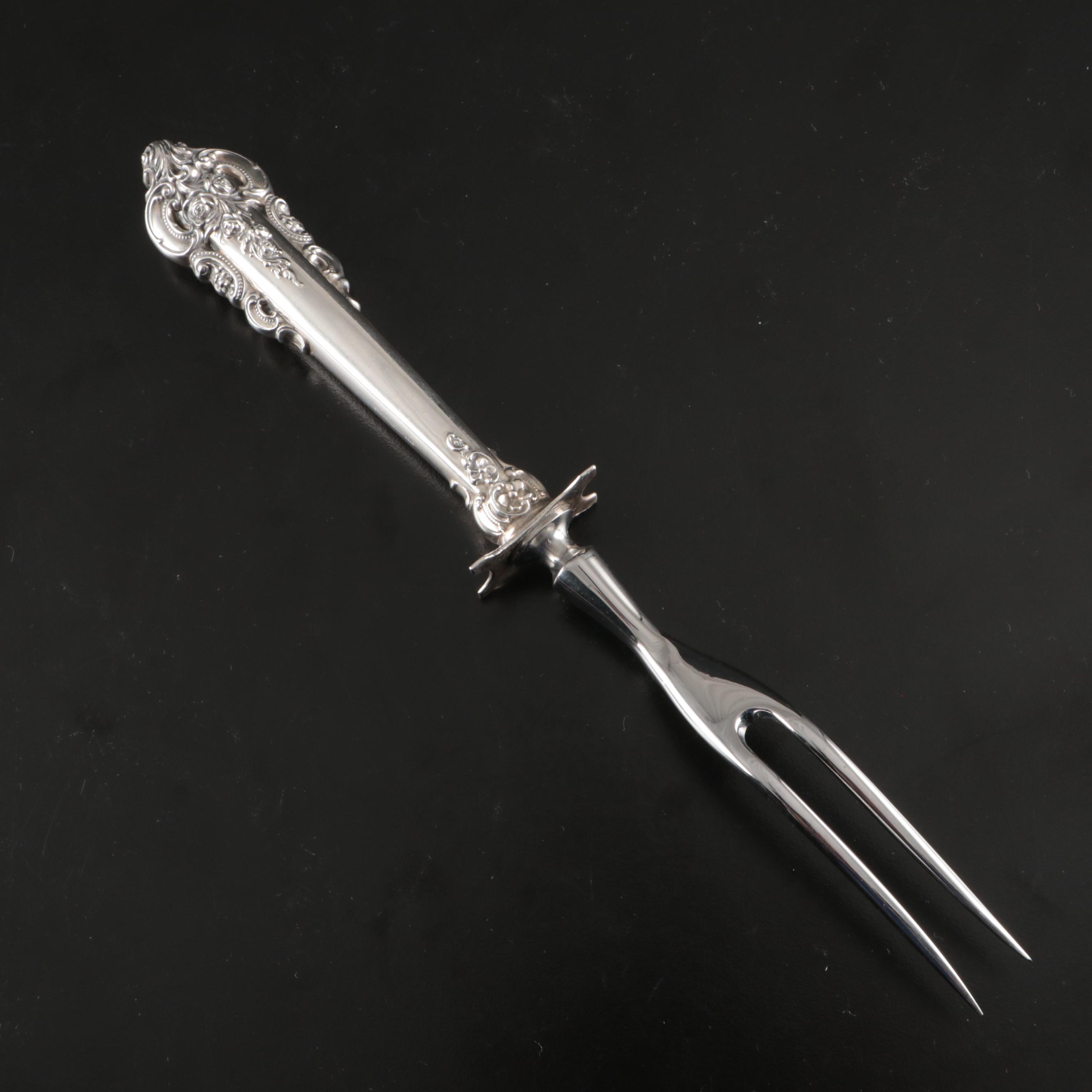 Wallace "Grand Baroque" Sterling Silver Carving Set