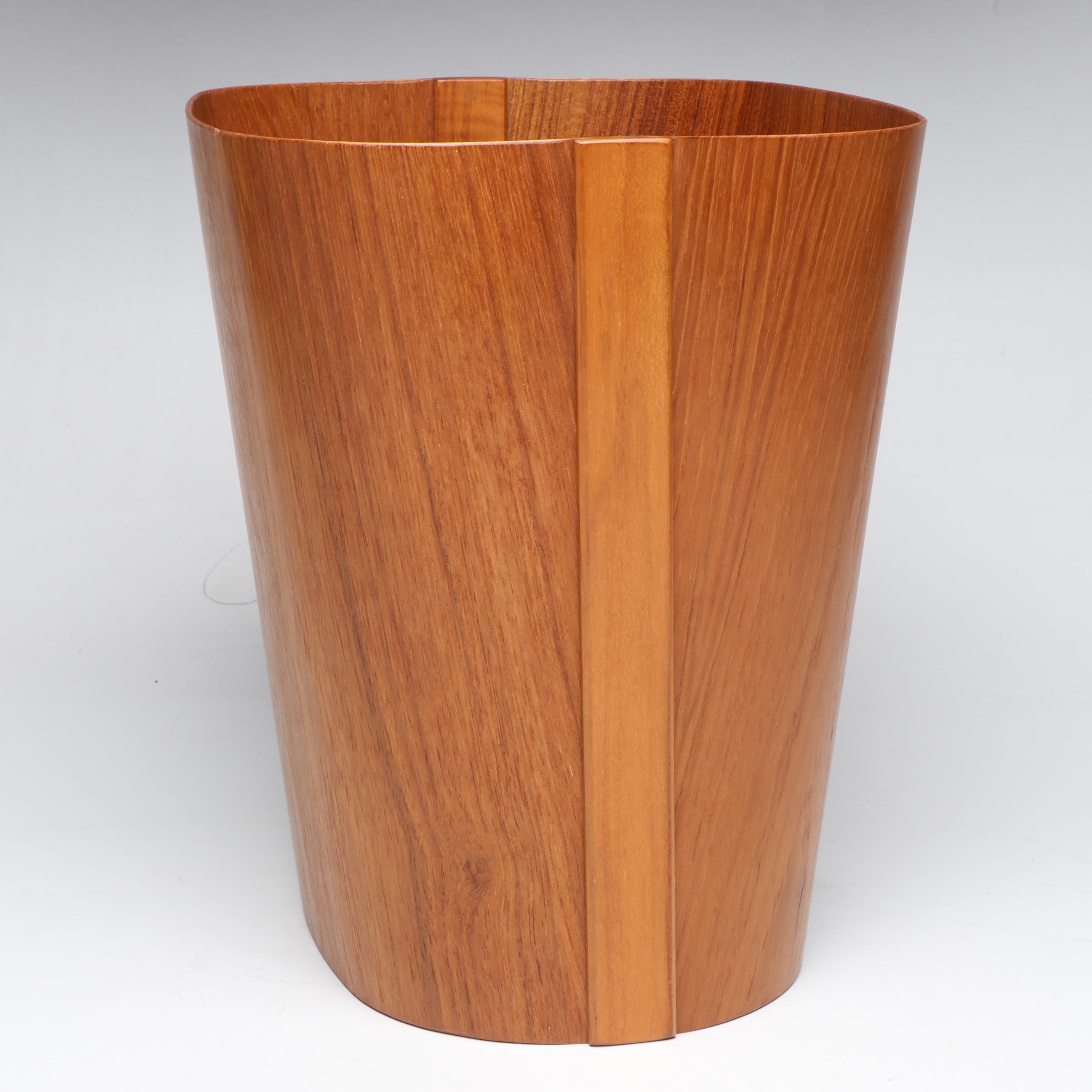 Danish Mid Century Beni Møbler Teak and More Waste Baskets