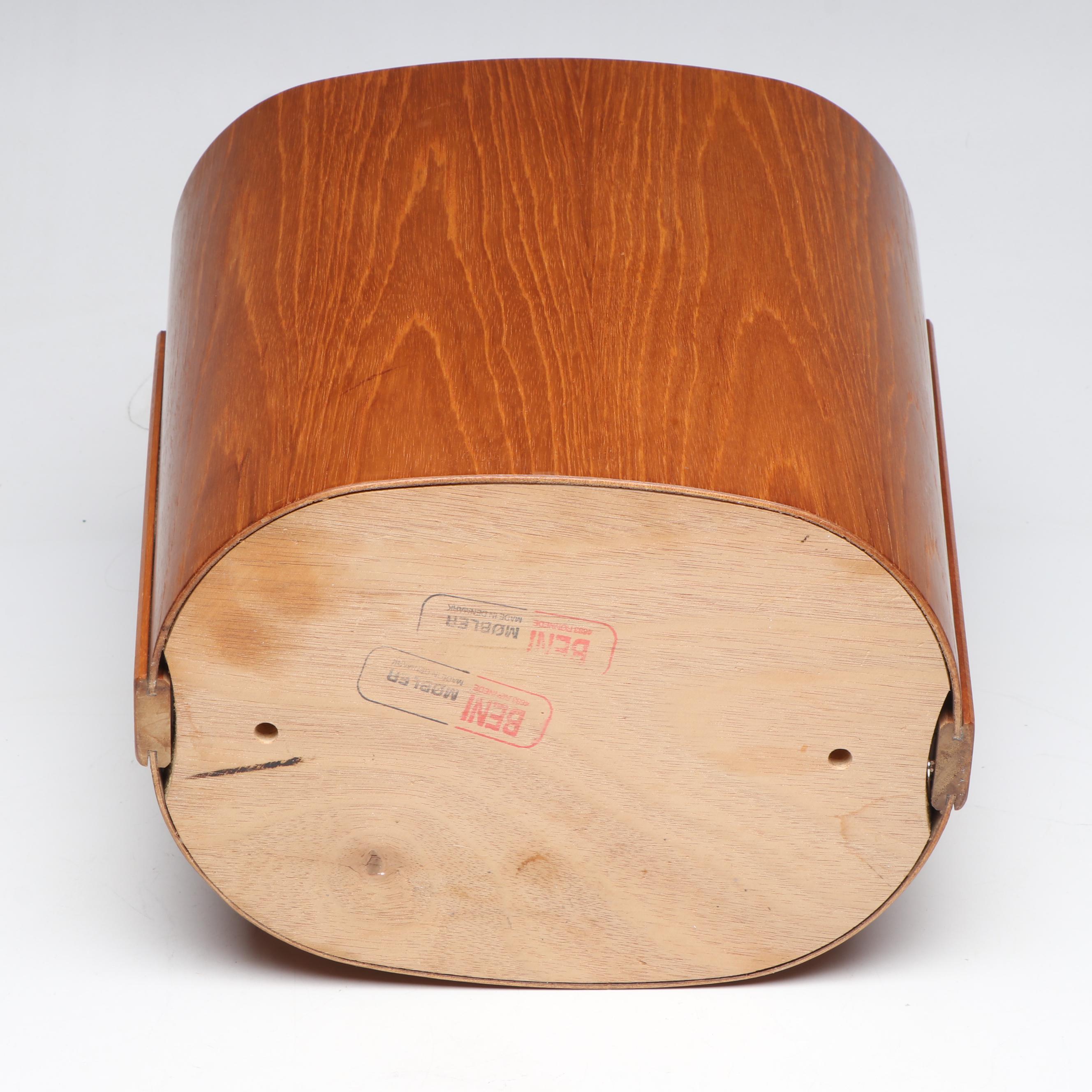 Danish Mid Century Beni Møbler Teak and More Waste Baskets