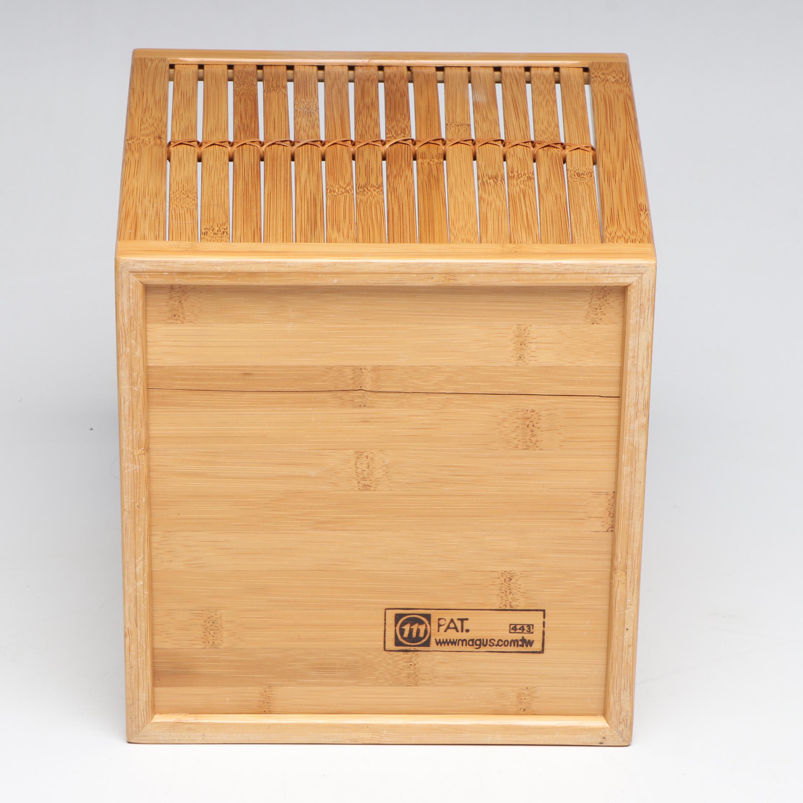 Danish Mid Century Beni Møbler Teak and More Waste Baskets