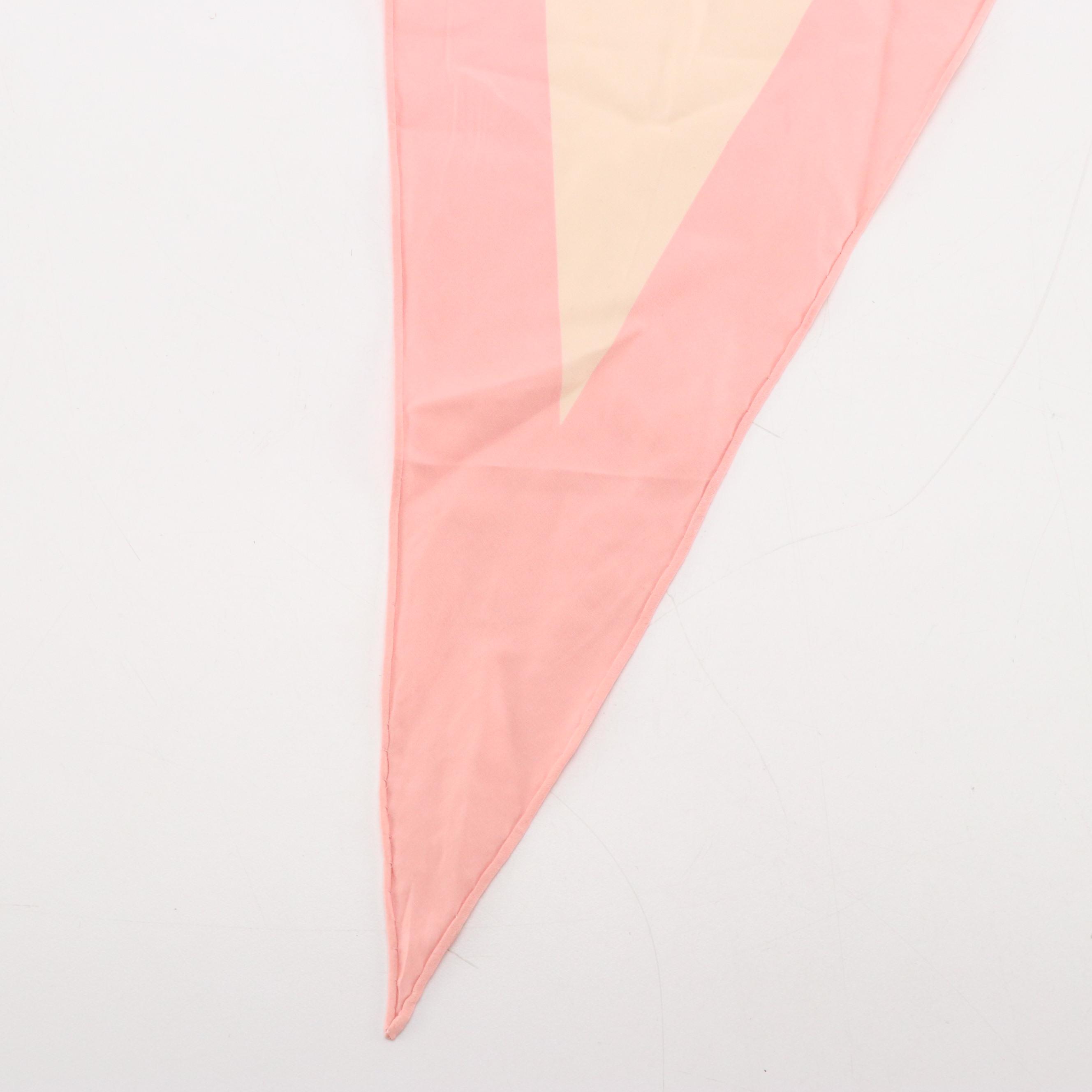 Hermès Two-Tone Silk Maxi Losange with H Monogram