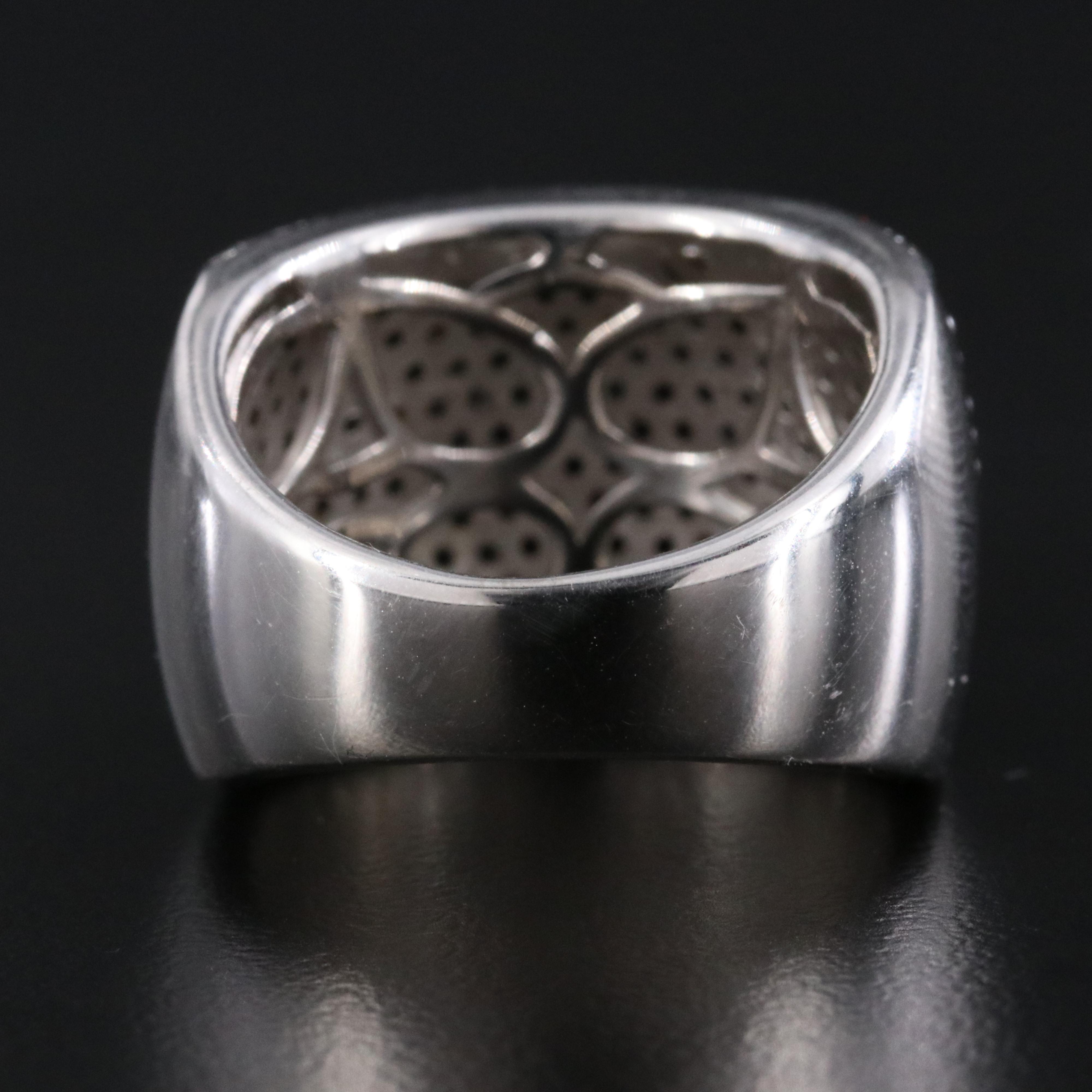 Sterling 1.53 CTW Fancy Black Diamond Ring