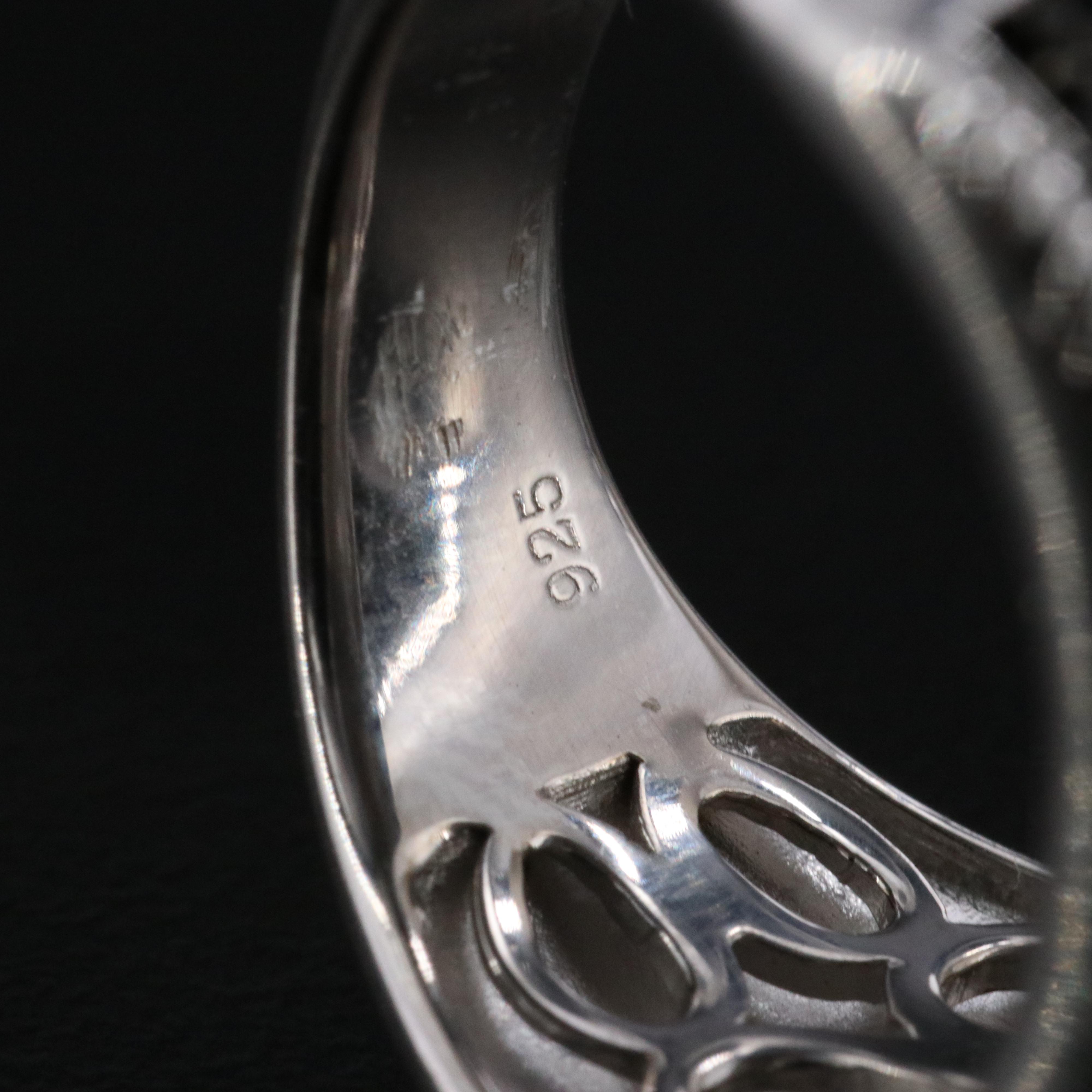 Sterling 1.53 CTW Fancy Black Diamond Ring