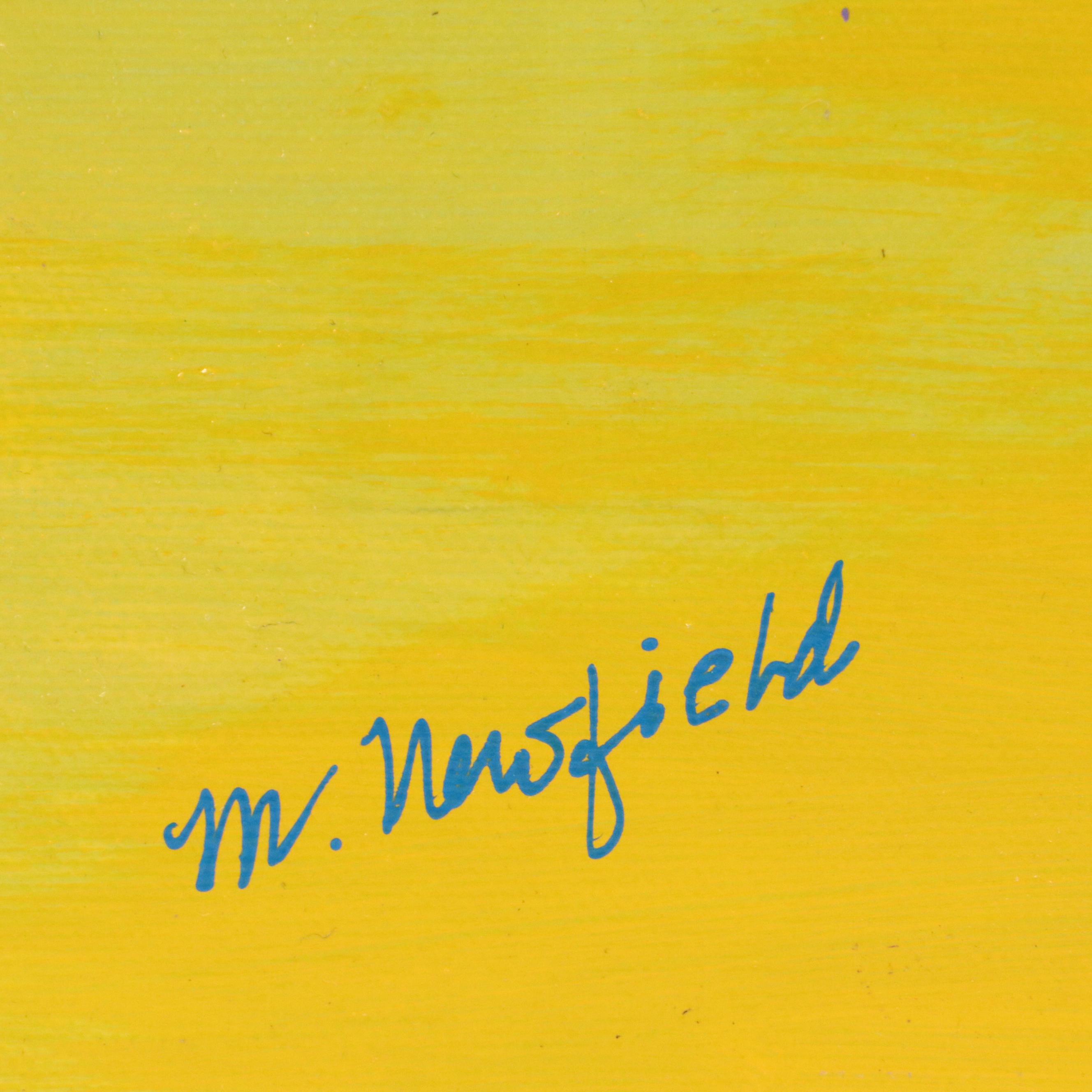 Martha Newfield Vibrant Oil Painting "The Hiding Place," 2008