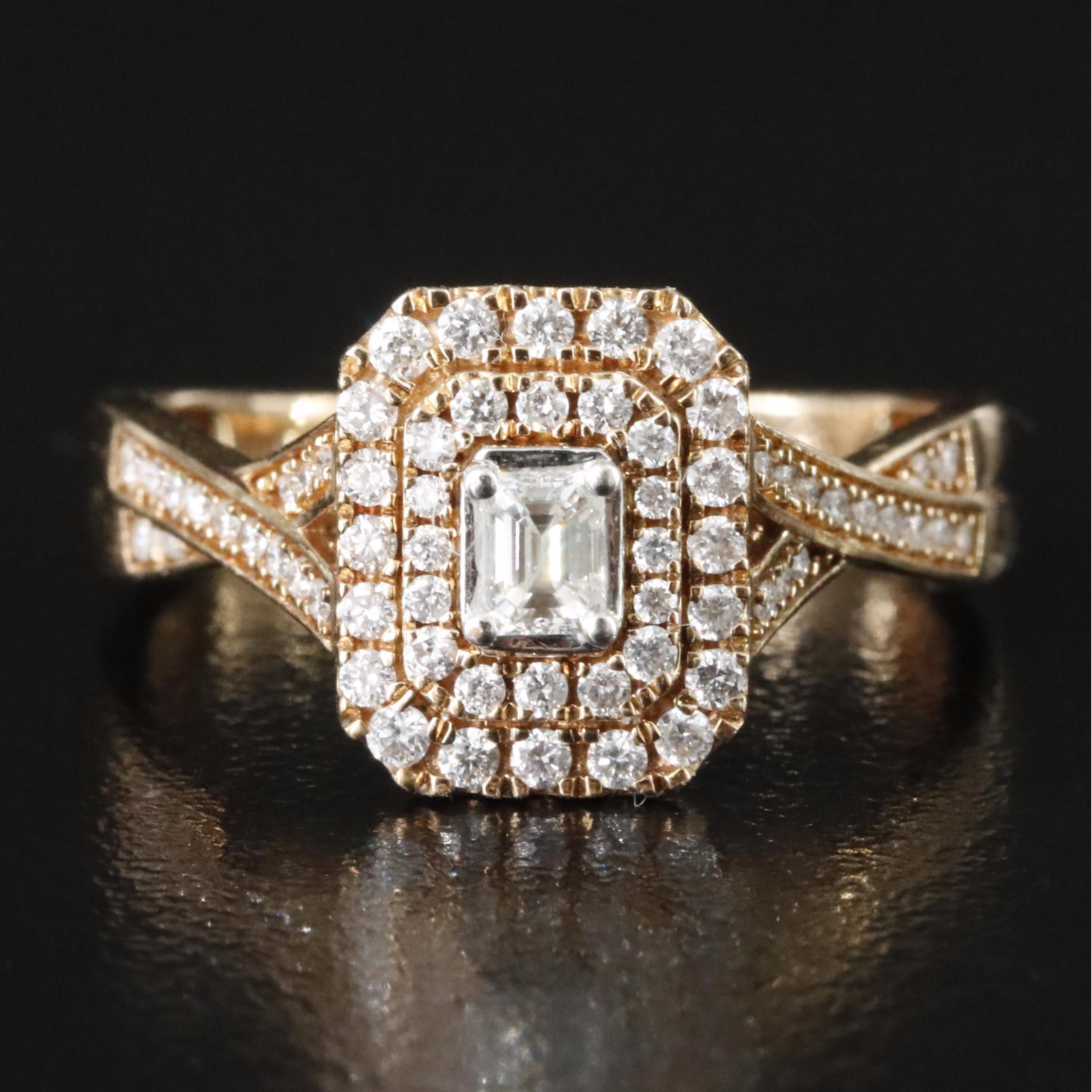 10K 0.50 CTW Diamond Ring