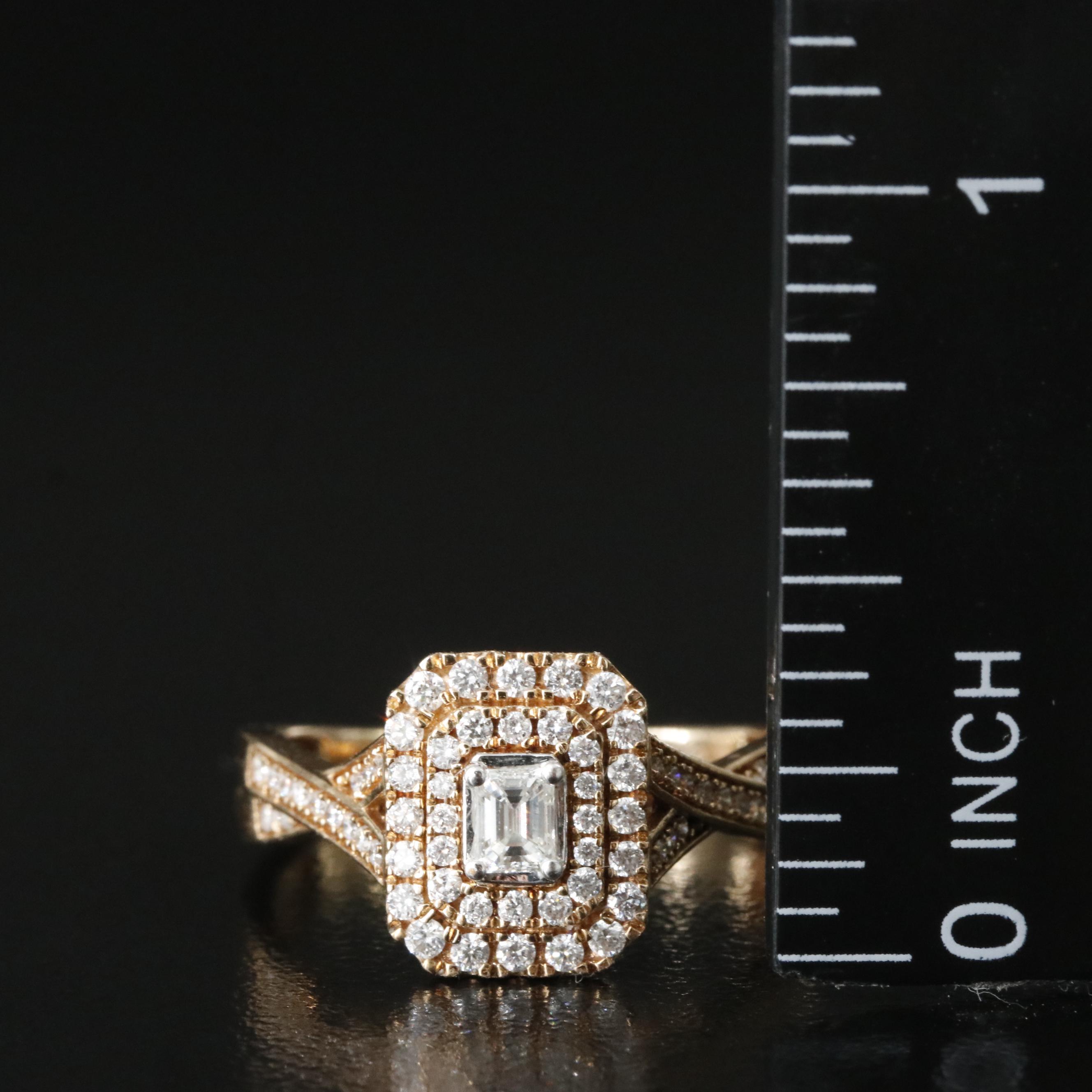 10K 0.50 CTW Diamond Ring