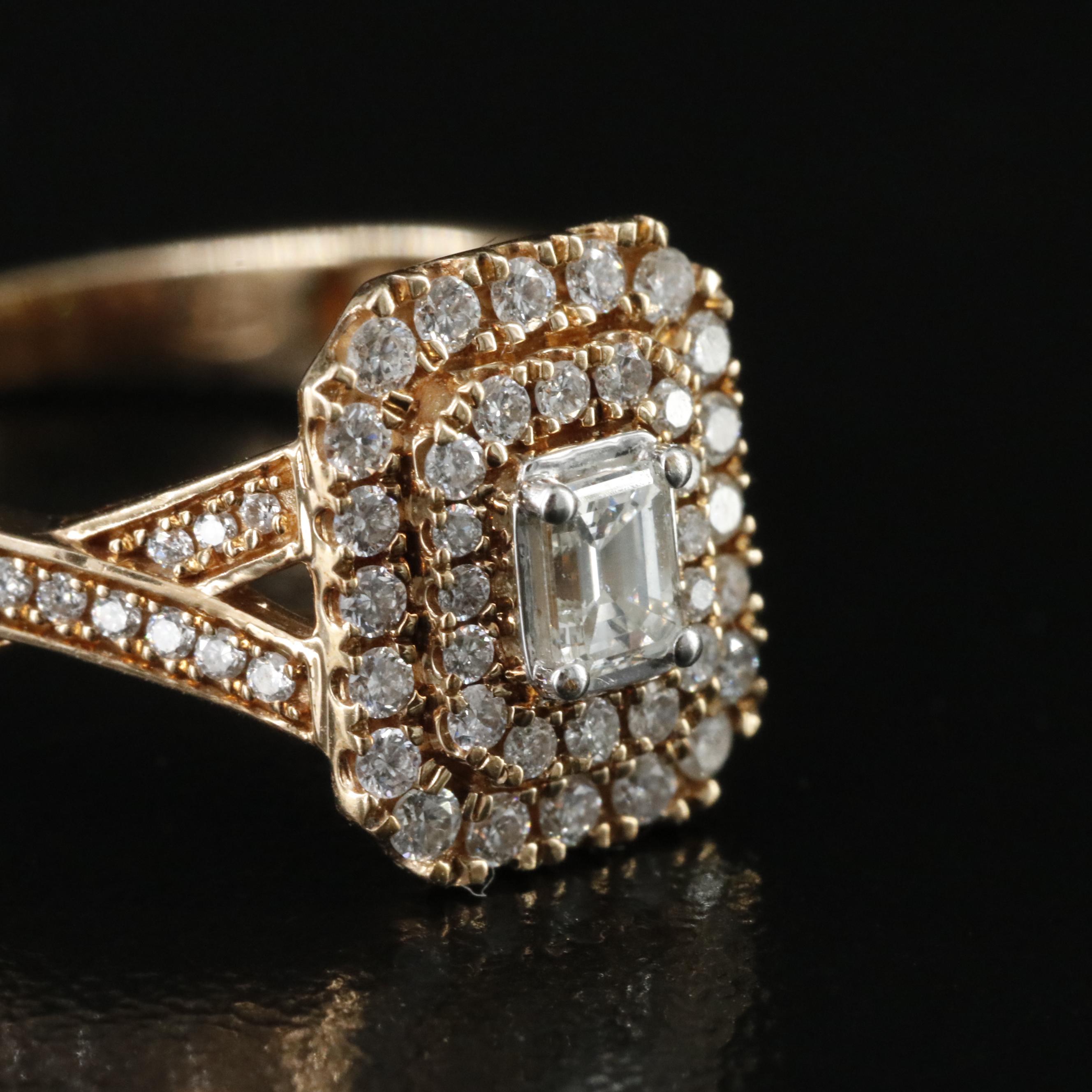 10K 0.50 CTW Diamond Ring