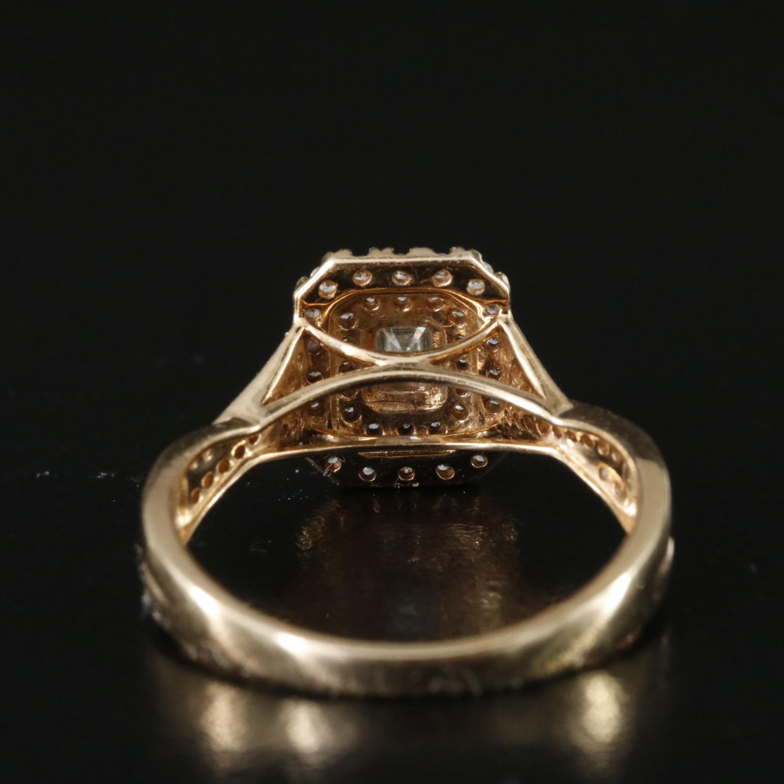 10K 0.50 CTW Diamond Ring