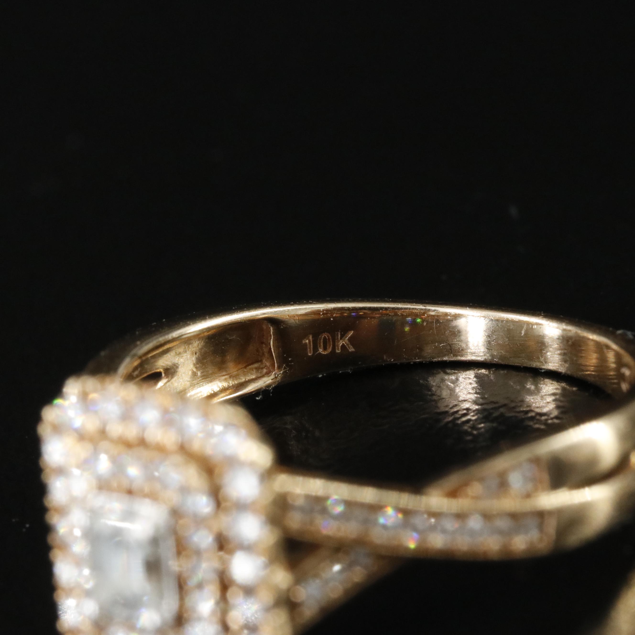 10K 0.50 CTW Diamond Ring
