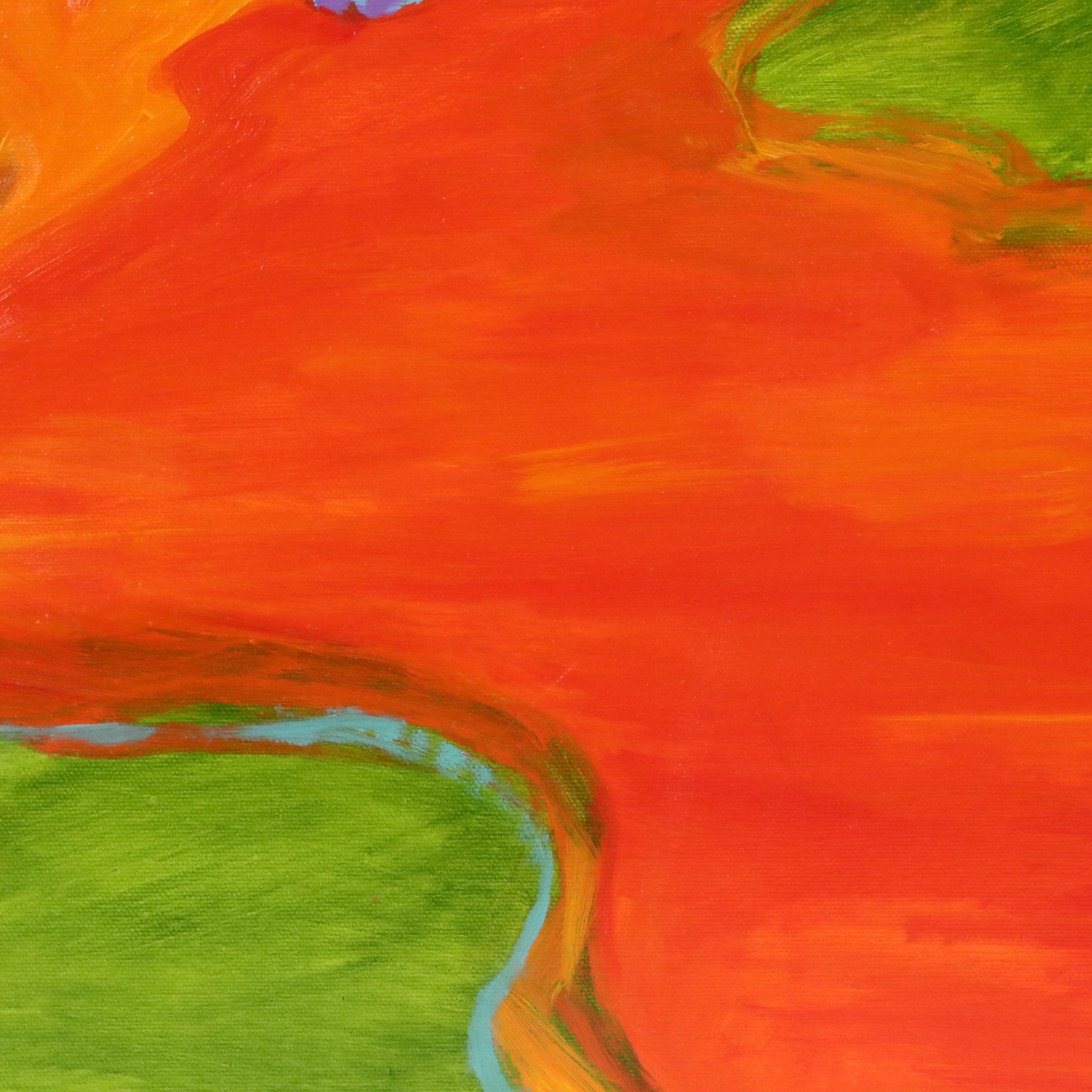 Martha Newfield Modern Oil Painting "Playground Bully," 2008