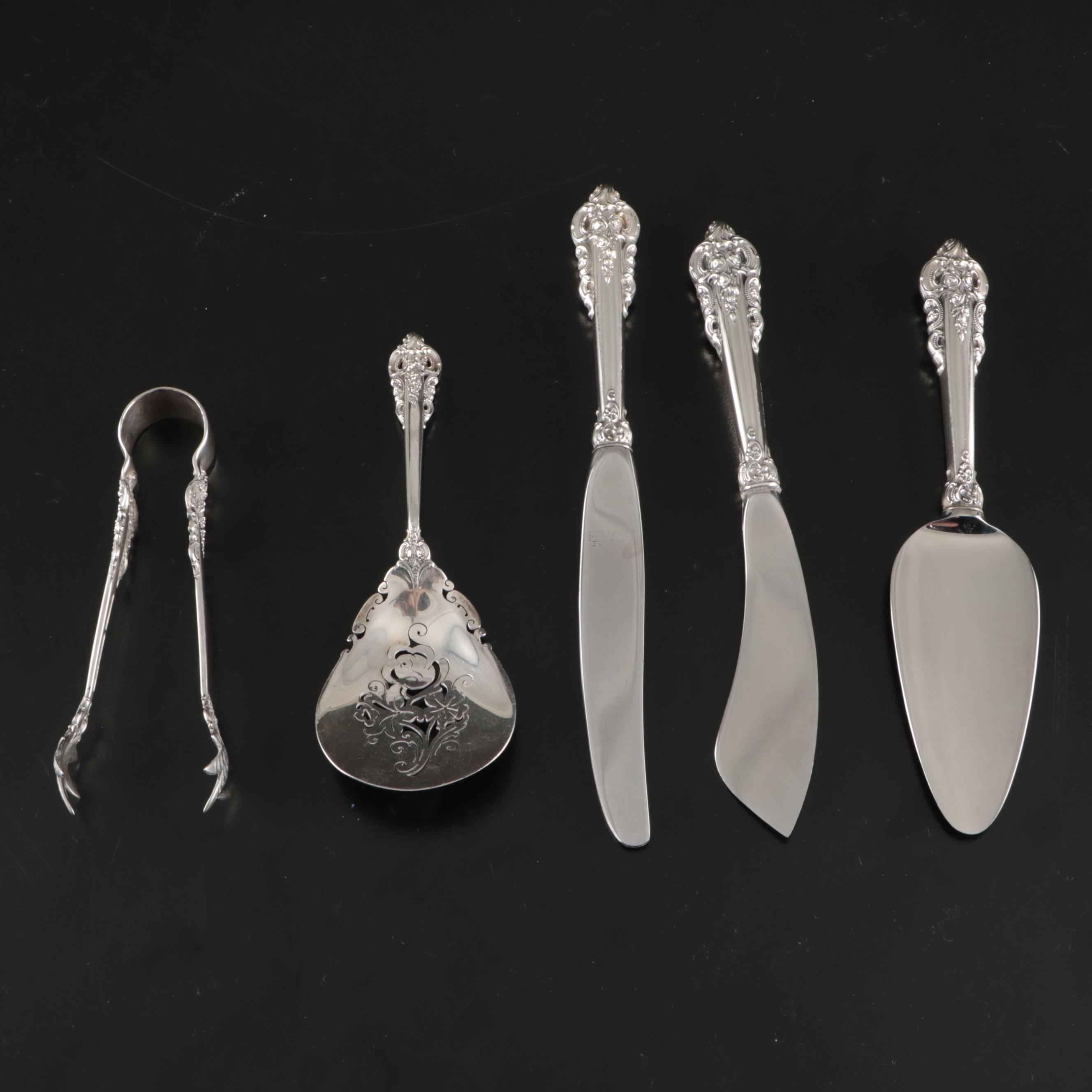 Wallace "Grand Baroque" Sterling Silver Serving Utensils